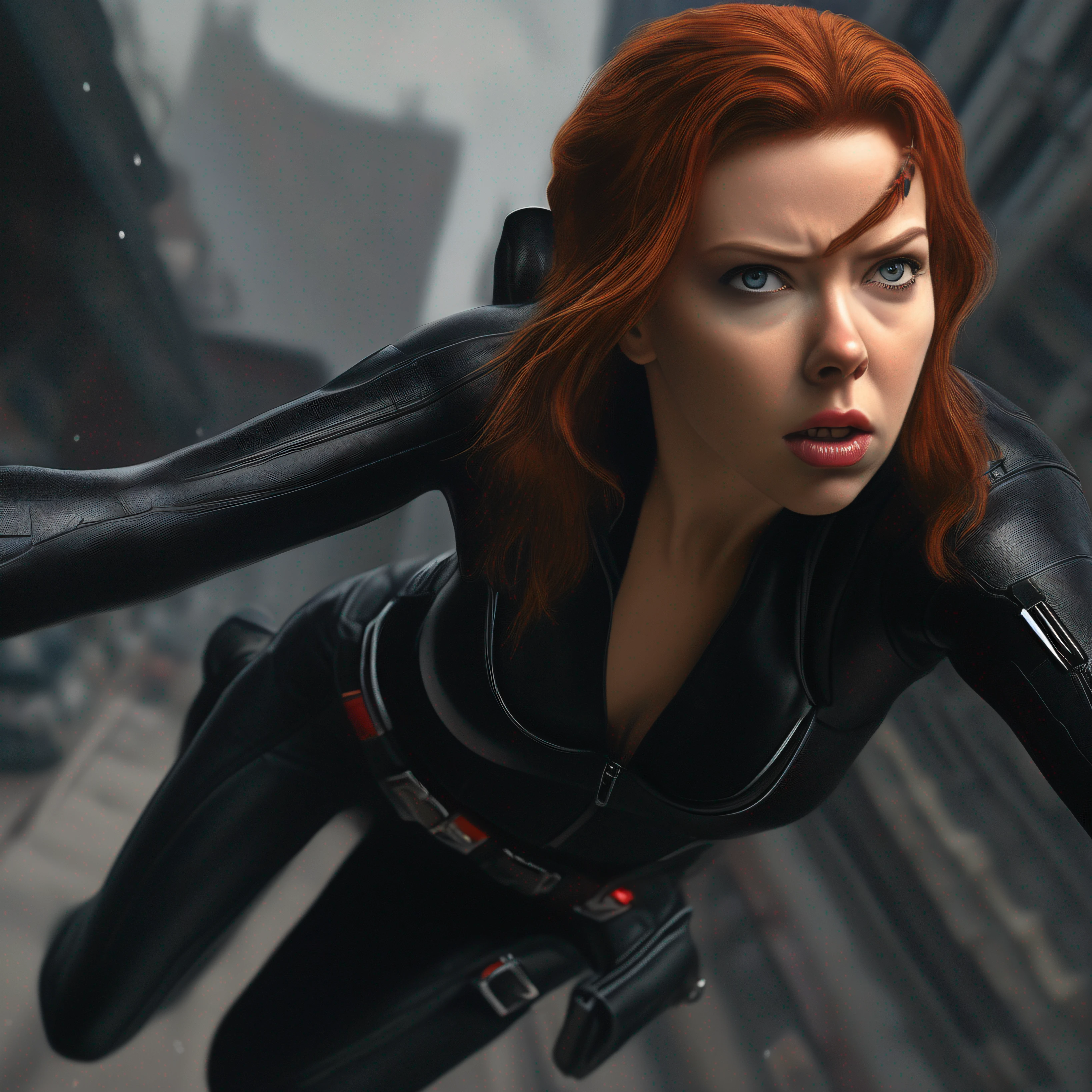 Black widow photorealism, Ultra HD