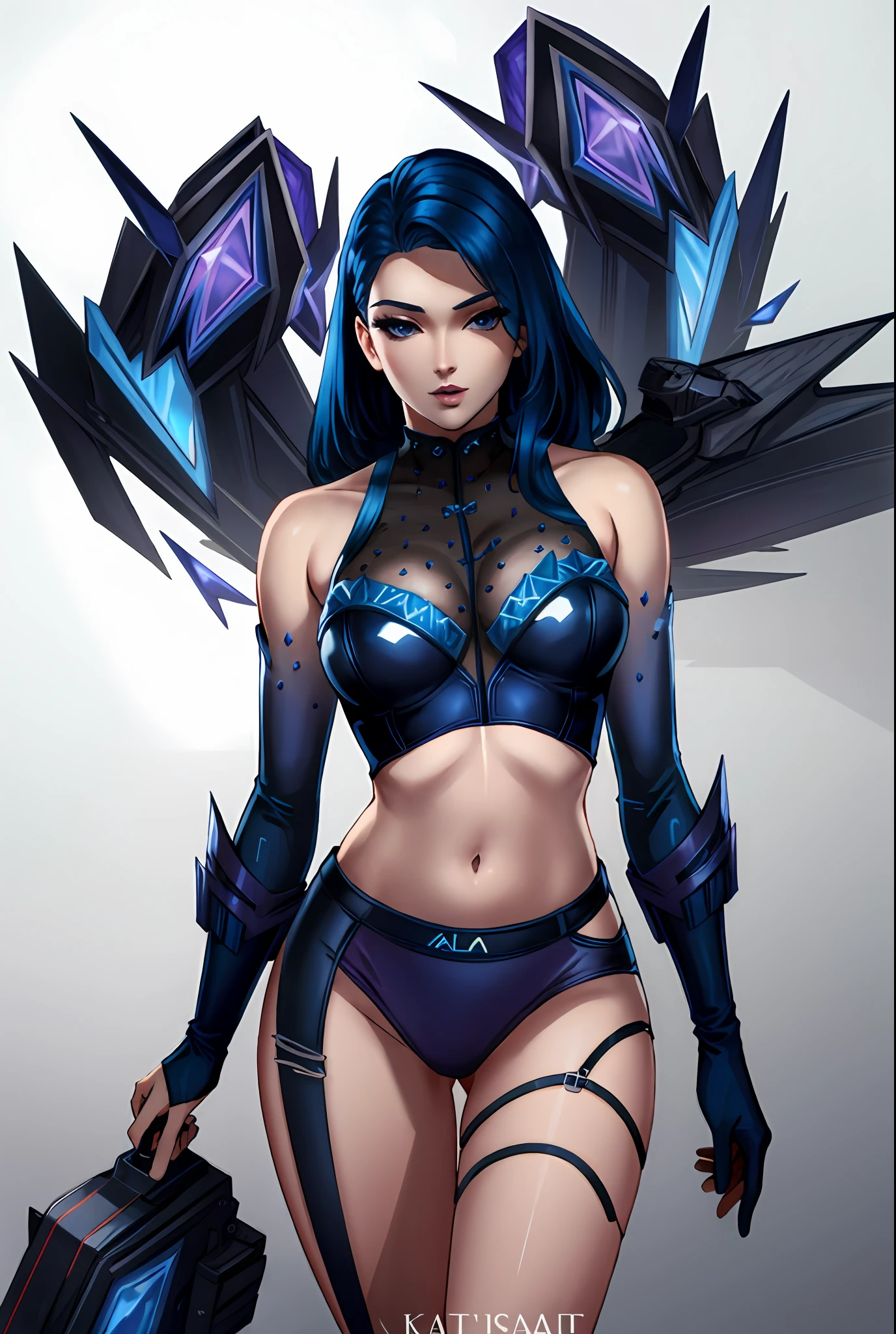 ((best quality)), ((masterpiece)), ((realistic)), (detailed), highly detailed skin, 1girl, K/DA all out Kai'Sa,All out alternate outfit,kpop,popstar  navel, midrift, stunning gradient colors, no watermark signature, detailed background, insanely detailed, , ((masterpiece)), HDR, spreading legs,slutty expression,bitch,pornstar, league of legends,topless,big breasts,moaning,lewd,legs spread wide, spreading legs wide,purple colour outfit