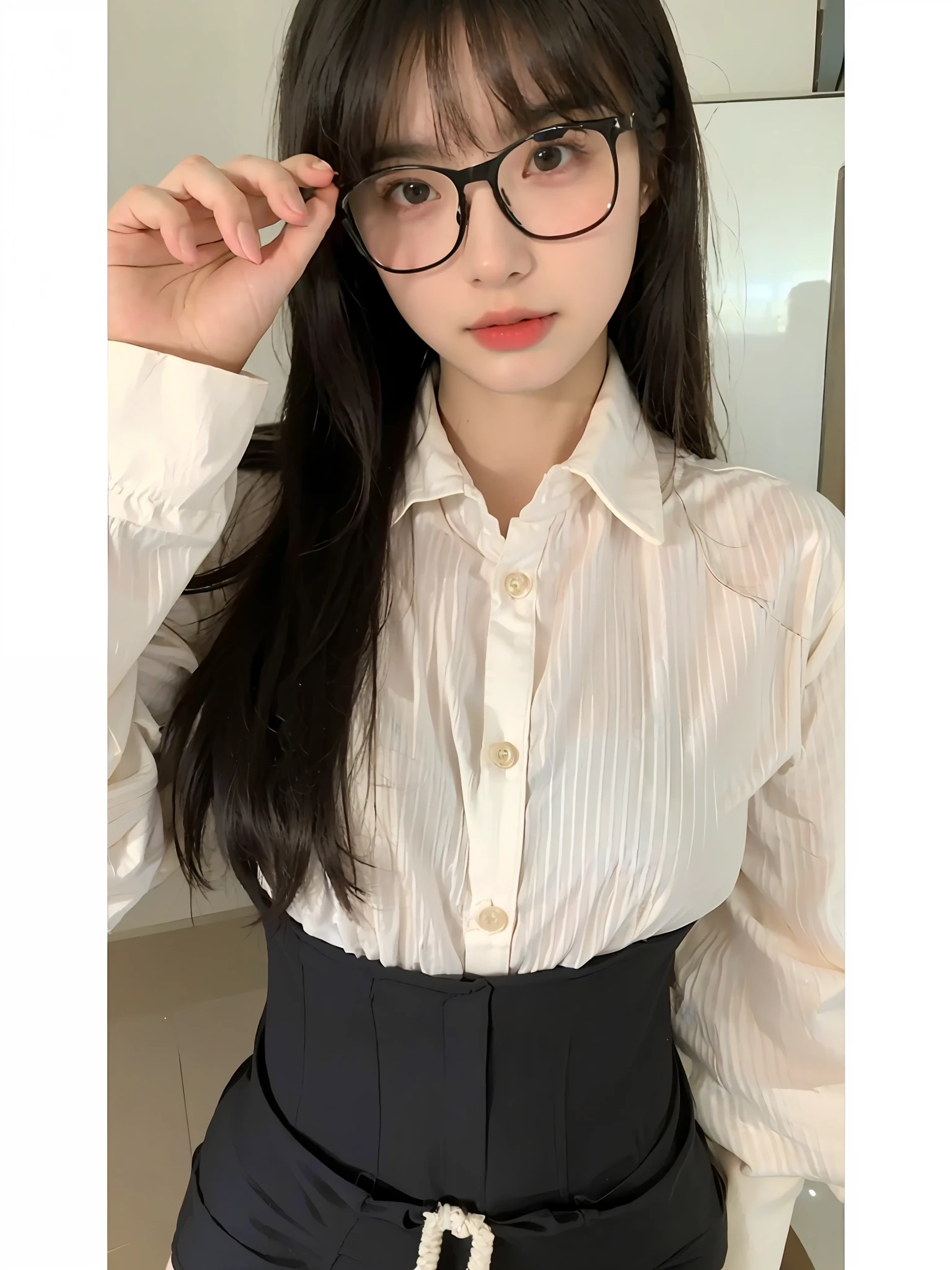 (Large breast:1.4),(compete_swimsuit:1.4),(Best quality,masterpiece,ultra high res,(photorealistic:1.4),1girl,(16 years old:1.4),(partially unbuttoned:1.5),