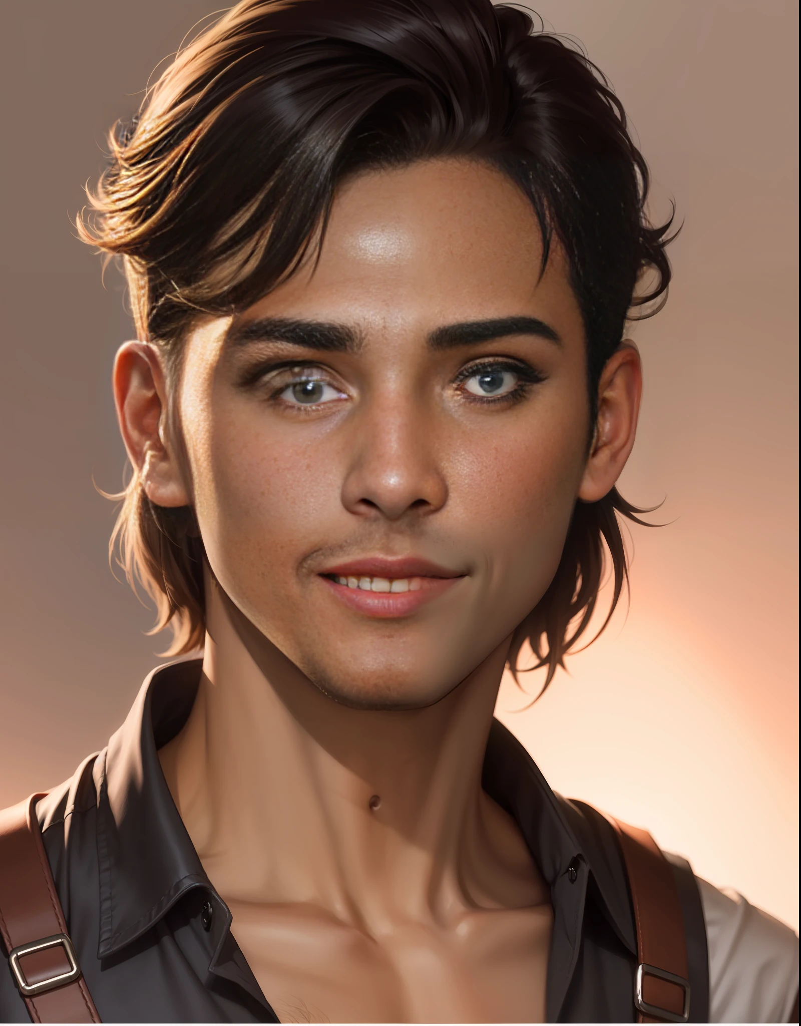 Realistic face male