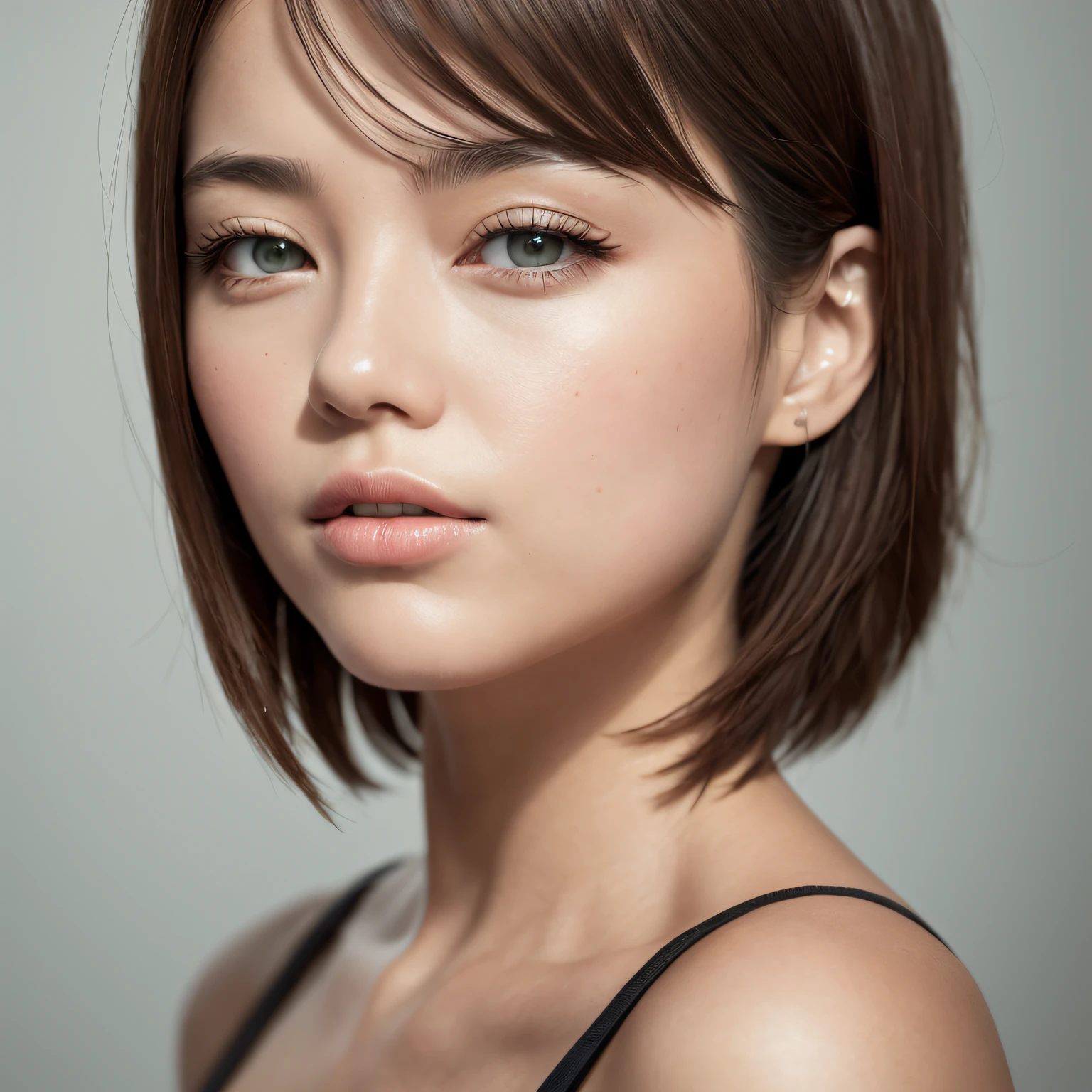 (masterpiece:1.3), (8k, photorealistic, RAW photo, best quality: 1.4), (1girl), beautiful face, (realistic face), (black hair, short hair:1.3), a beautiful Chinese girl, beautiful hairstyle, realistic eyes, beautiful detailed eyes, (realistic skin), Beautiful skin, (slip dress), background rich, ridiculous, attractive, super high resolution, super realistic, very detailed, golden ratio