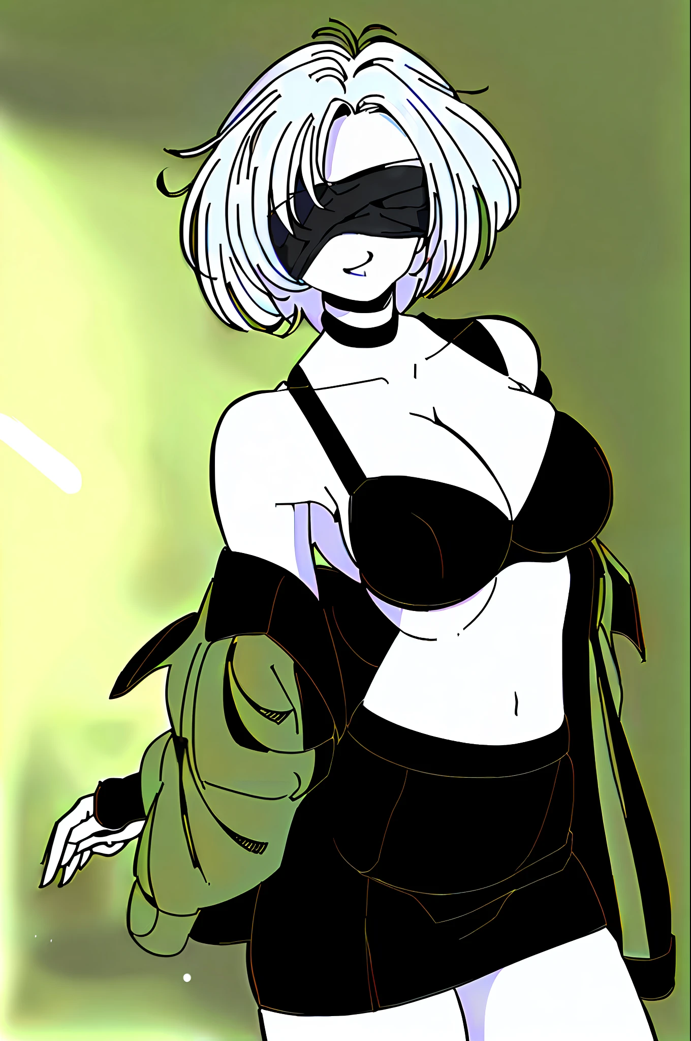 1990s \(style\), retro artstyle
n_2b
blindfold, black blindfold, large breasts