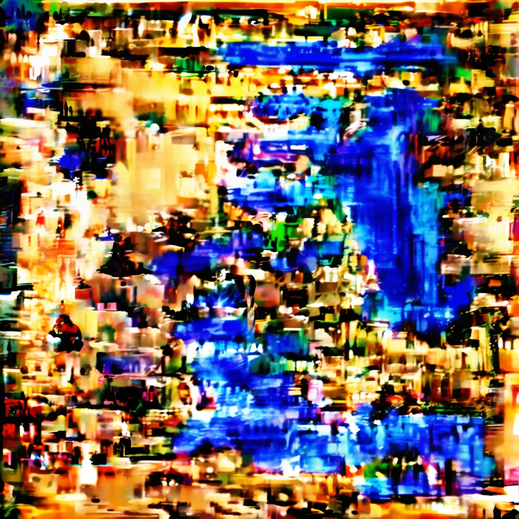 (Best quality, 8k, Masterpiece: 1.5) (One: 1.6) A fat old man wearing a black spooky mask and a black robe, an old Korean man with long white hair