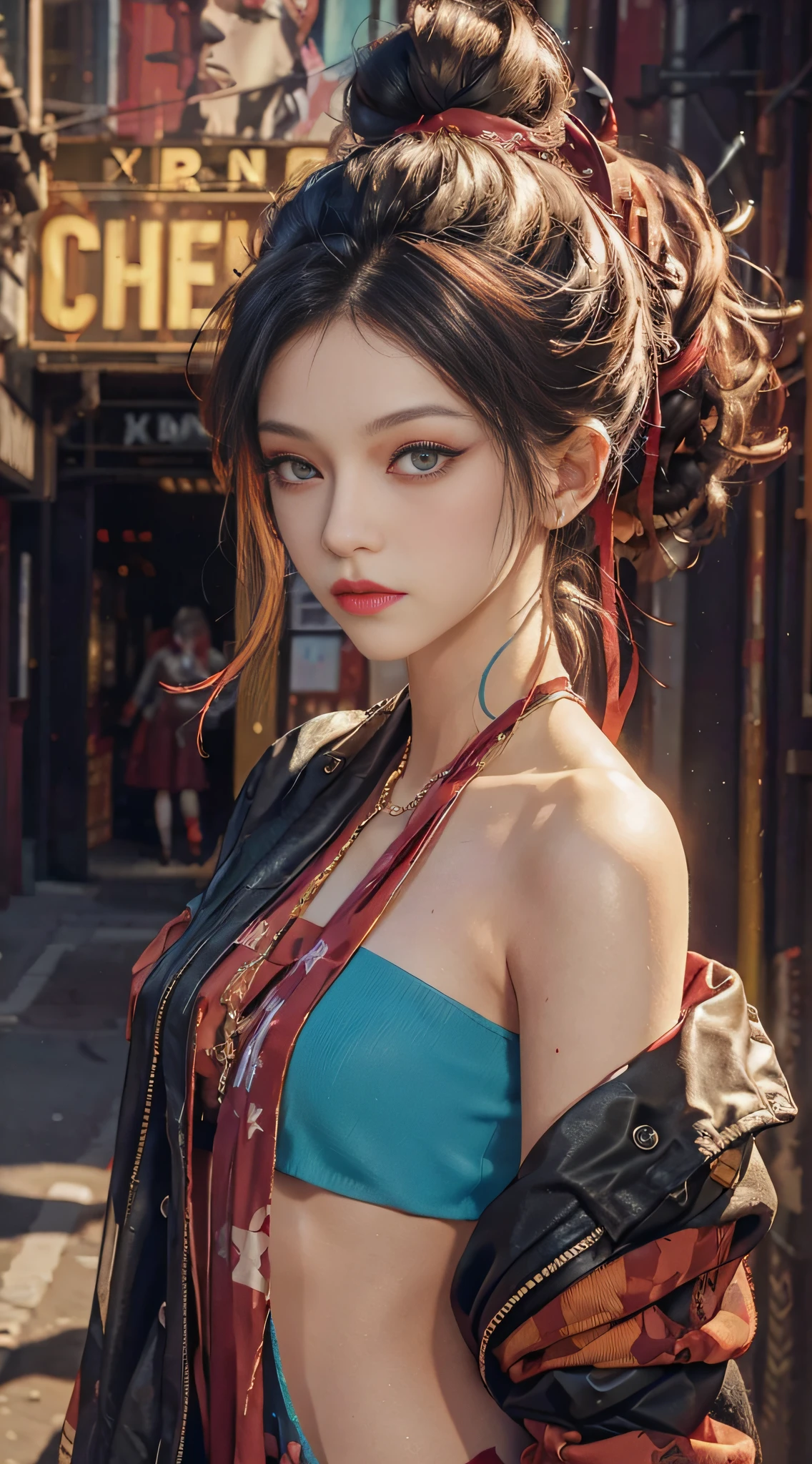 Avant-garde, experimental Appearance: shaved head or bold hair color, gorgeous makeup, unconventional fashion choices Behavior: Rebellious, non-conformist, provocative Location: Urban Arts District,