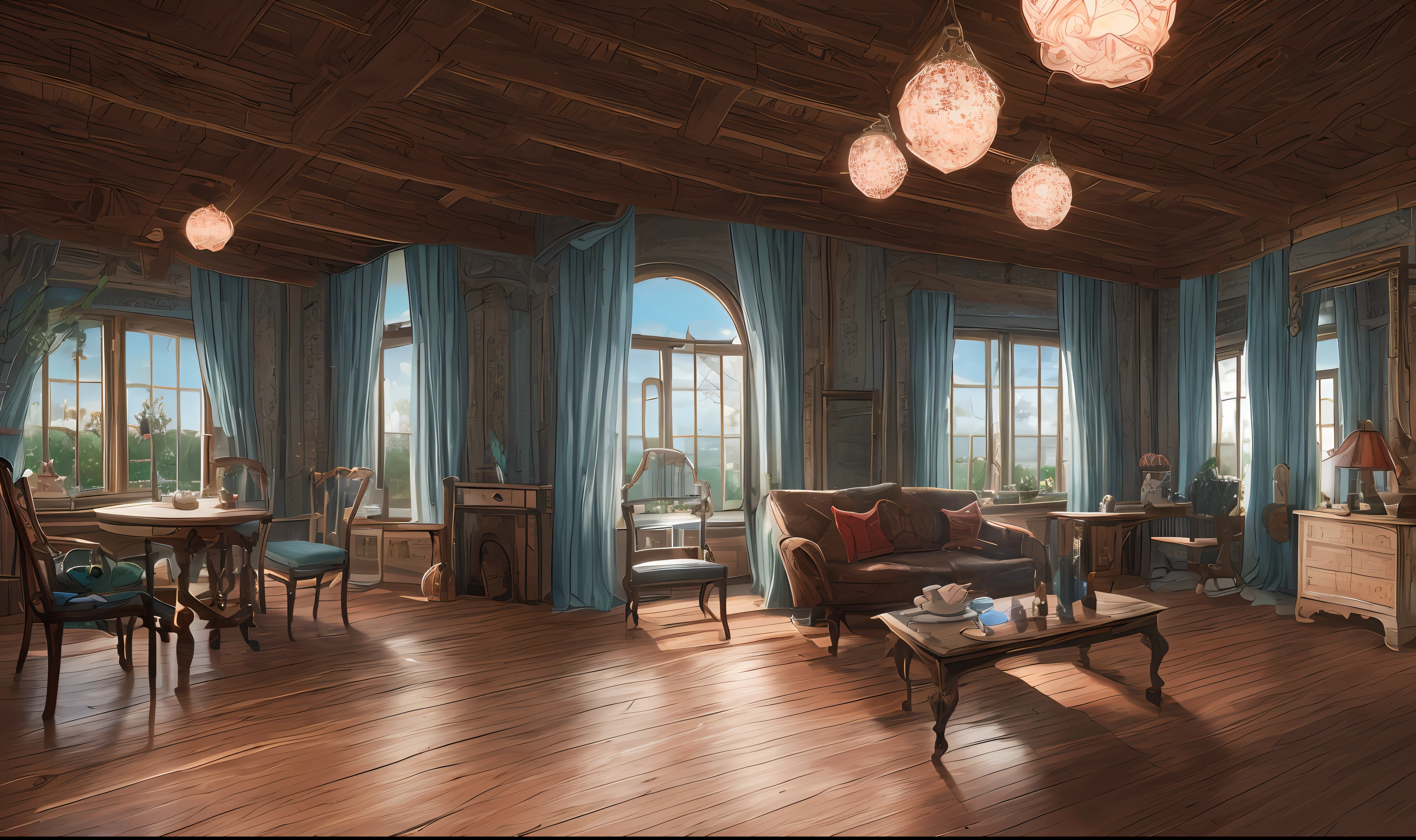 Vast landscape photography, (sea view), BREAK Production Art, (warm light source: 1.2), lamps, intricate details, volume lighting BREAK (masterpiece: 1.2), (highest quality), 4k, ultra detailed, (dynamic composition: 1.4), highly detailed and colorful details (iridescent: 1.2), (sparkling lighting, atmospheric lighting), dreamy, magical, (solo: 1.2), airiness,
