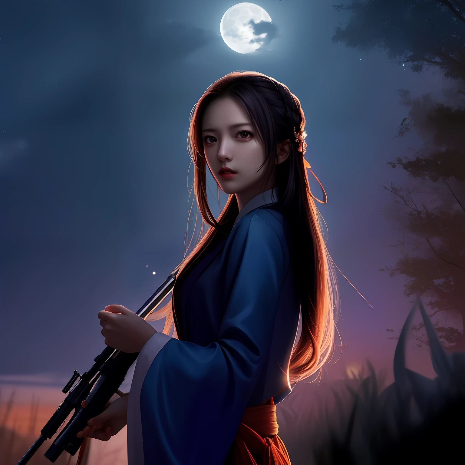 In the moonlight, a female assassin who vowed revenge