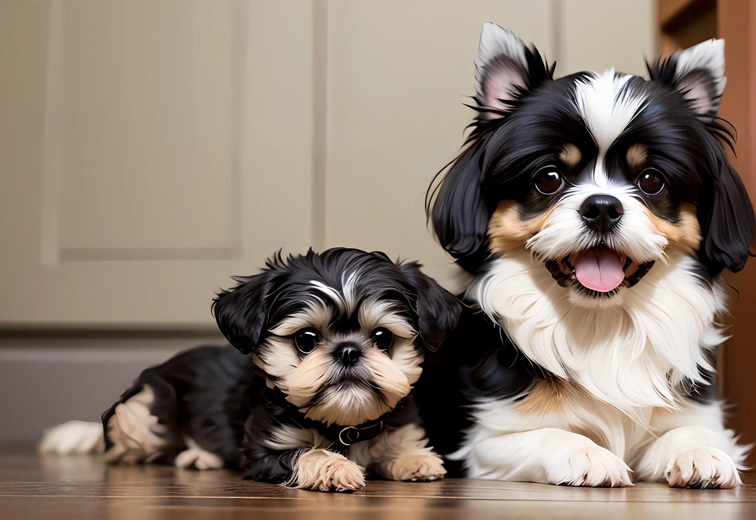 Shih Tzu and Pomeranian mix dog