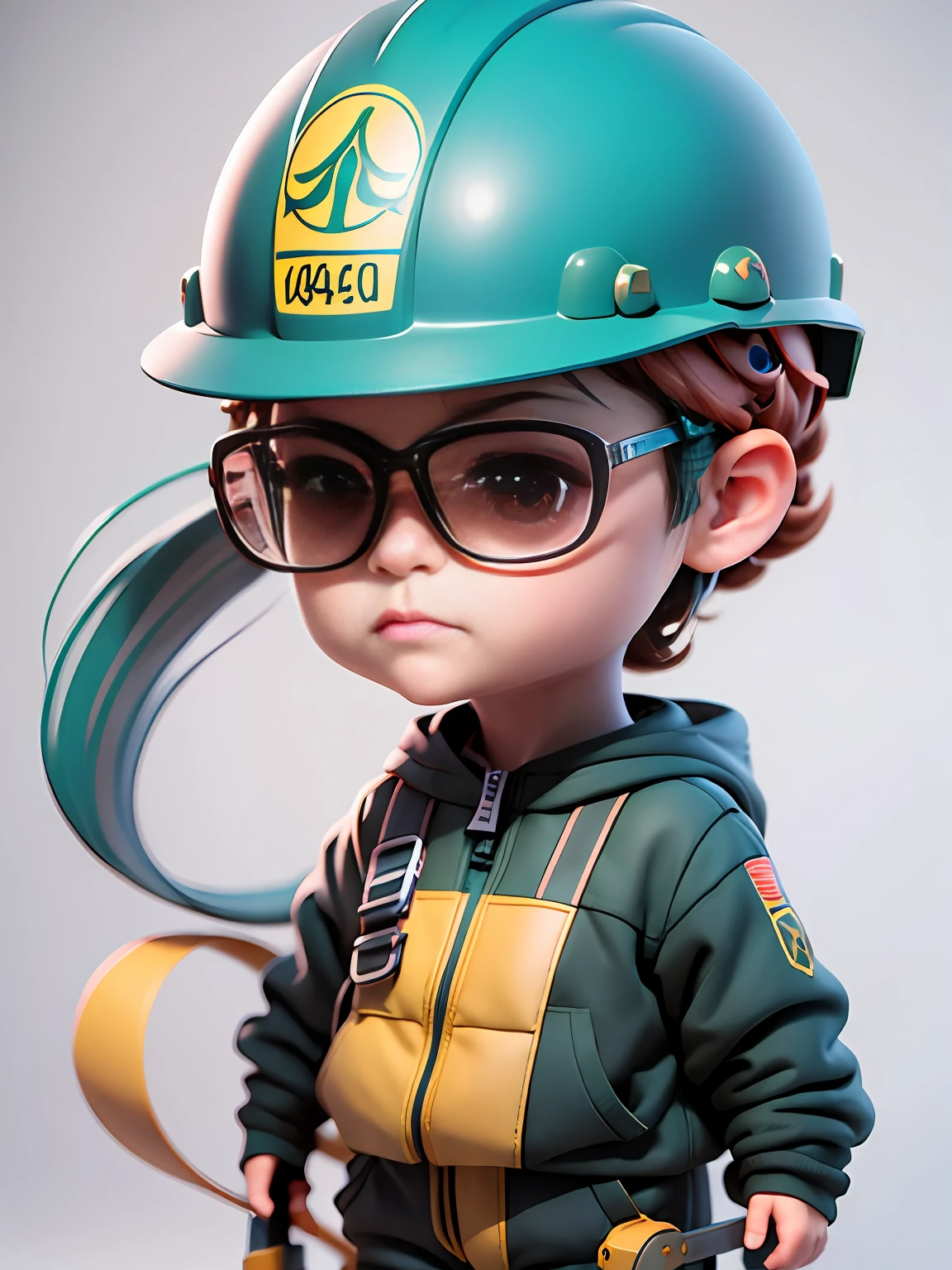 The color of the helmet is changed to red