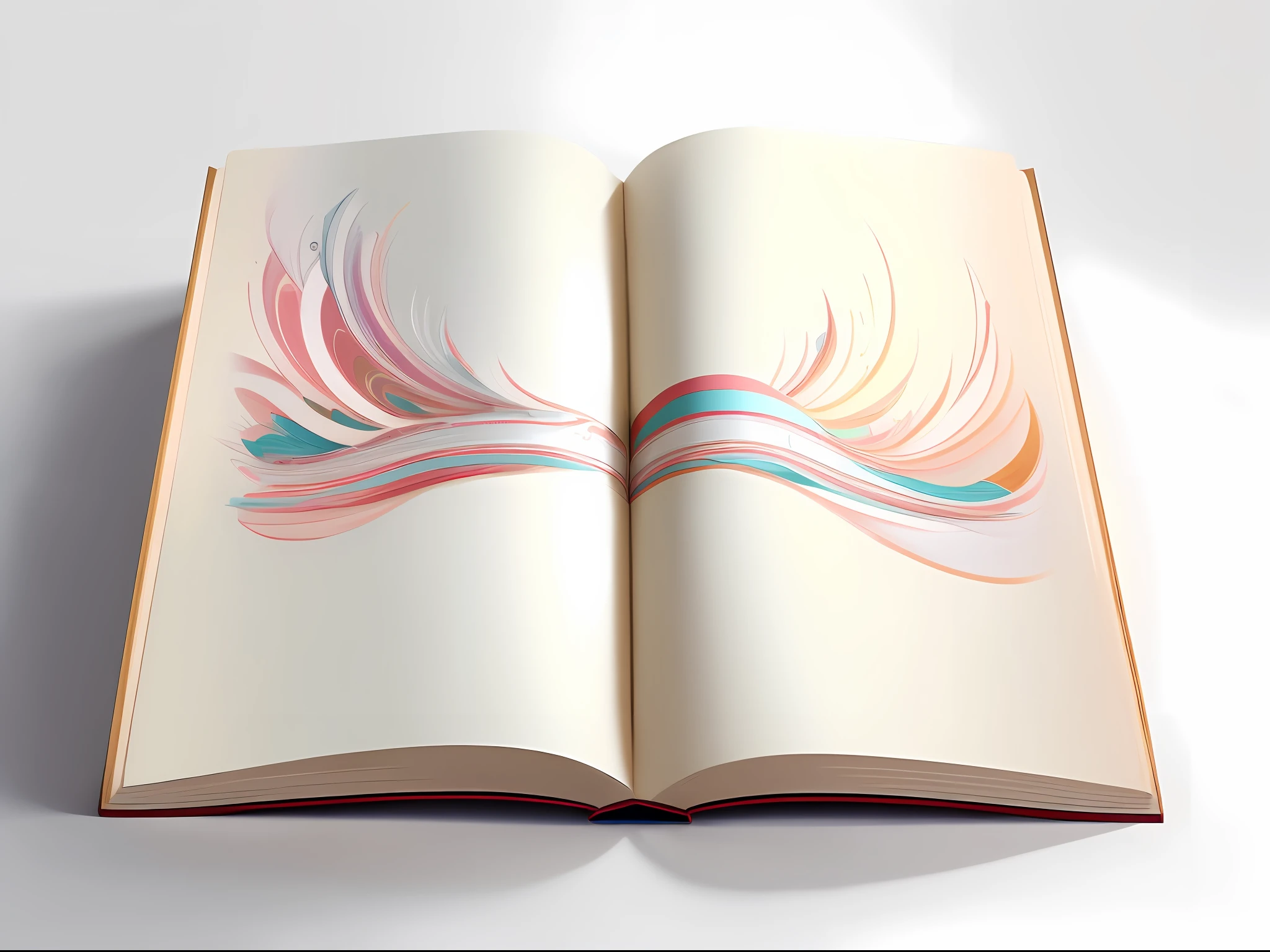An open book, turned upwards,
yang08k, photography, beautiful, white background,
masterpieces, superior quality, best quality, official art, beautiful and aesthetic, realistic,