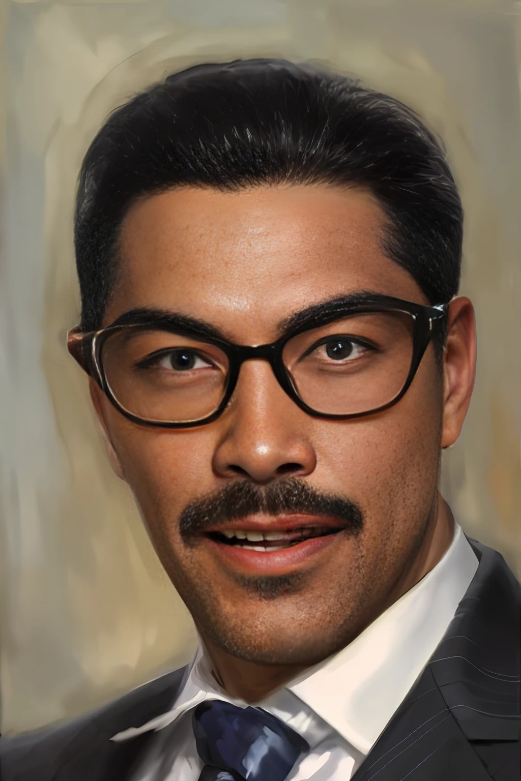 Man with glasses and tie, Tony Tani,