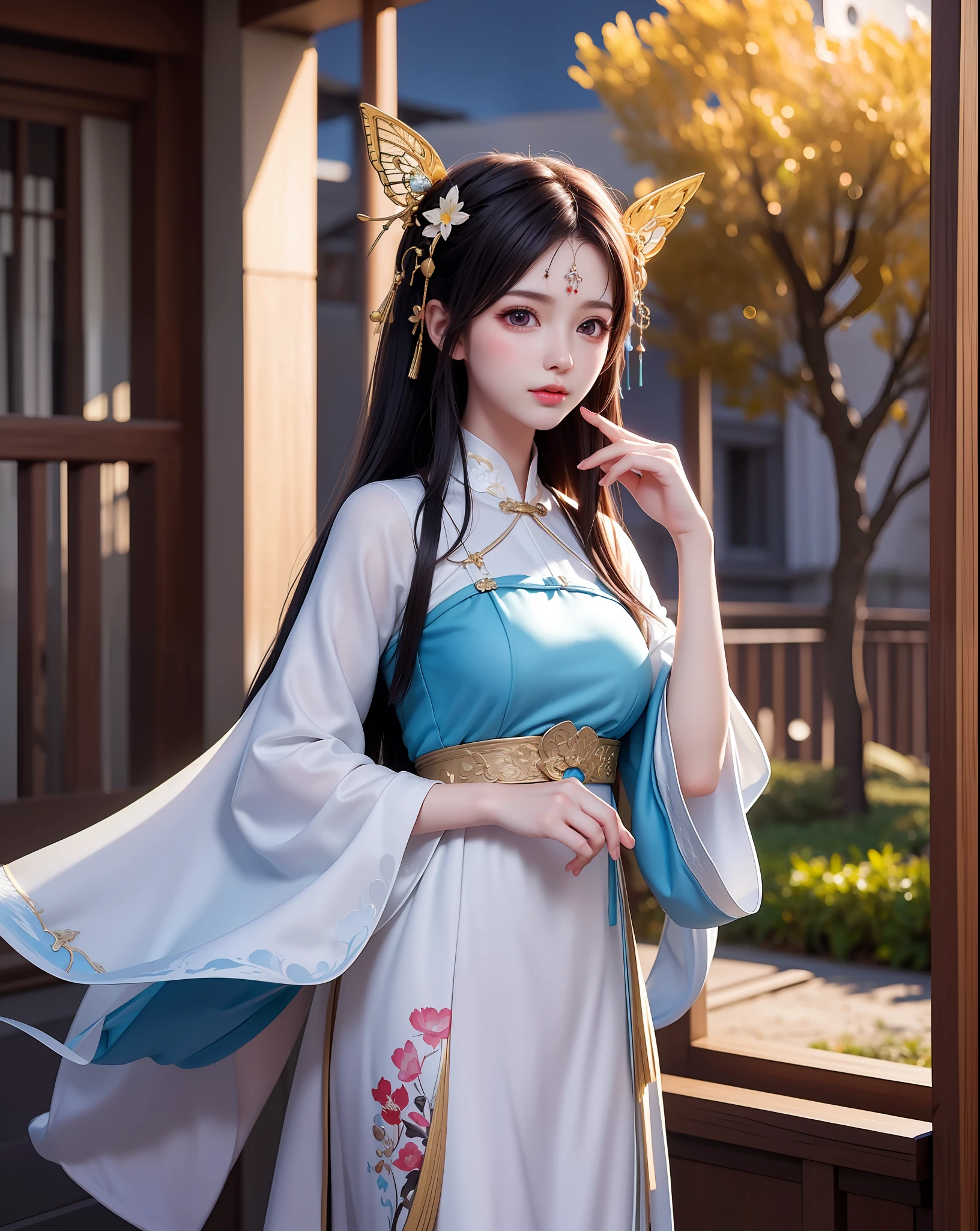 (8k, RAW photo:1.2),best quality, ultra high res,dramatic angle,(fluttered detailed color splashs), (illustration),(((tween Columbian girl))),(long hair),(rain:0.9),(hair ornament:1.4),there is an ancient palace beside the girl,chinese clothes,(focus on), color Ink wash painting,(color splashing),colorful splashing,(((colorful))),(sketch:0.8), Masterpiece,best quality, beautifully painted,highly detailed,(denoising:0.6),[splash ink],((ink refraction)), (beautiful detailed sky),moon,highly,detaild,(masterpiece, best quality, extremely detailed CG unity 8k wallpaper,masterpiece, best quality, ultra-detailed),(Lycoris radiata),