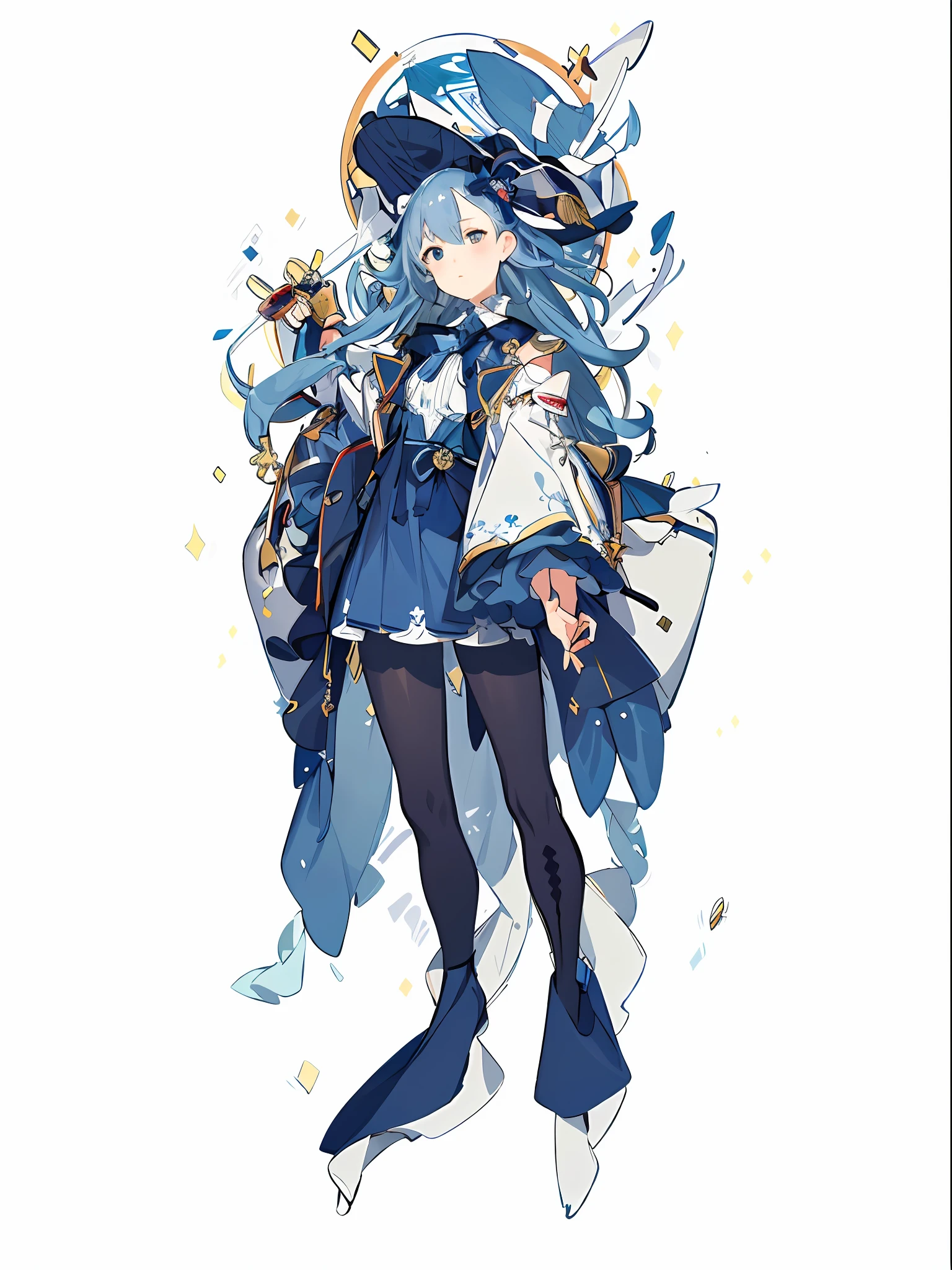 (((Masterpiece))), ((Best Quality))), ((Ultra Detailed)), (Illustration), (Next Delicate and Beautiful)), Dynamic Angle, Floating, (Beautiful Detail Eyes), (Detailed Light) (1 Girl), Solo, floating_hair, Glow Eyes, Asuka, Blue Haired Maiden