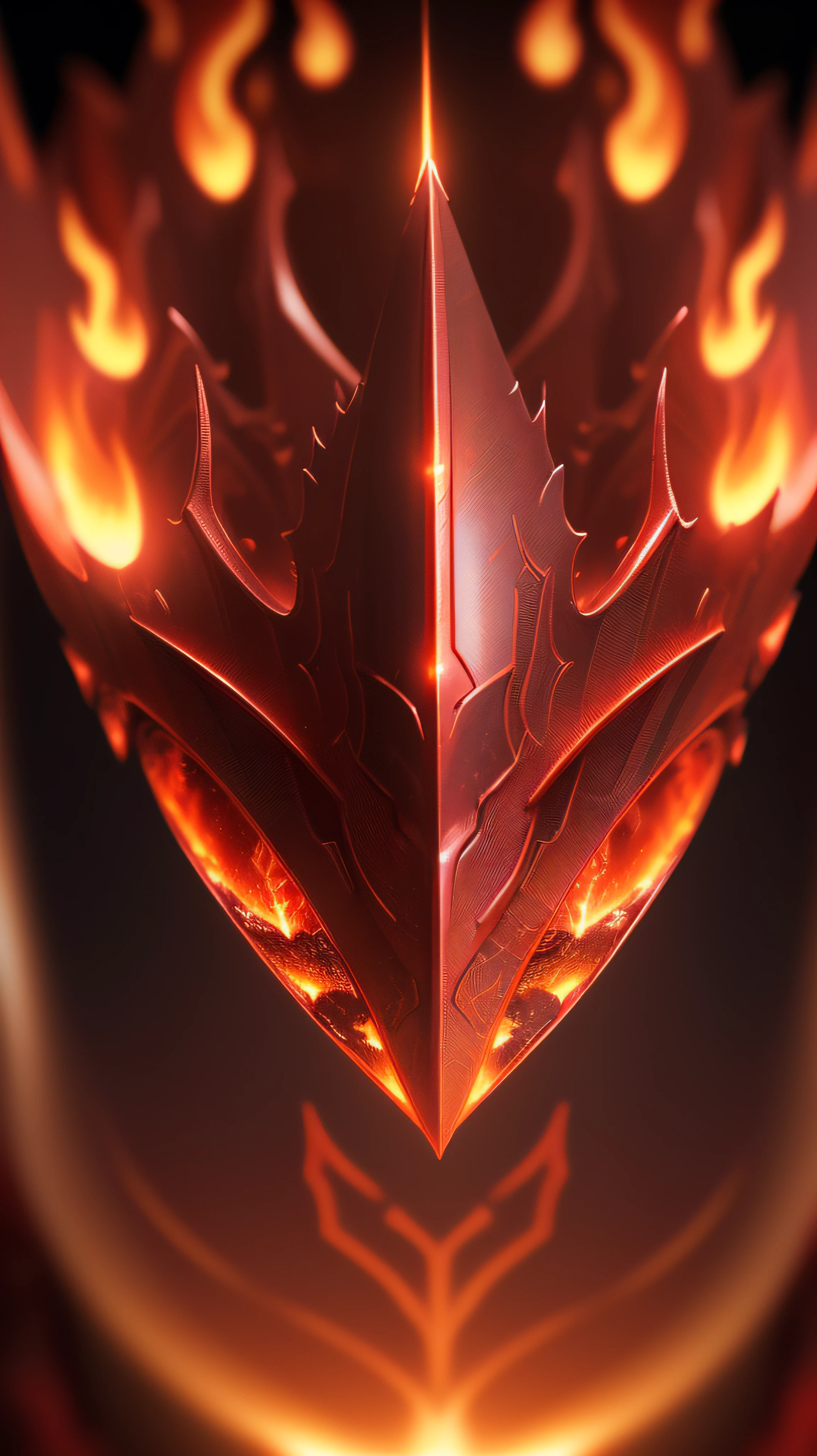 Kings of Hearts playing card in macabre version, with flames of fire and burning background, dark style with darkened edges, black and red tones, comical, and hazes of smoke in the background and fire particles in the atmosphere, image highly close to the reality set 8k --auto