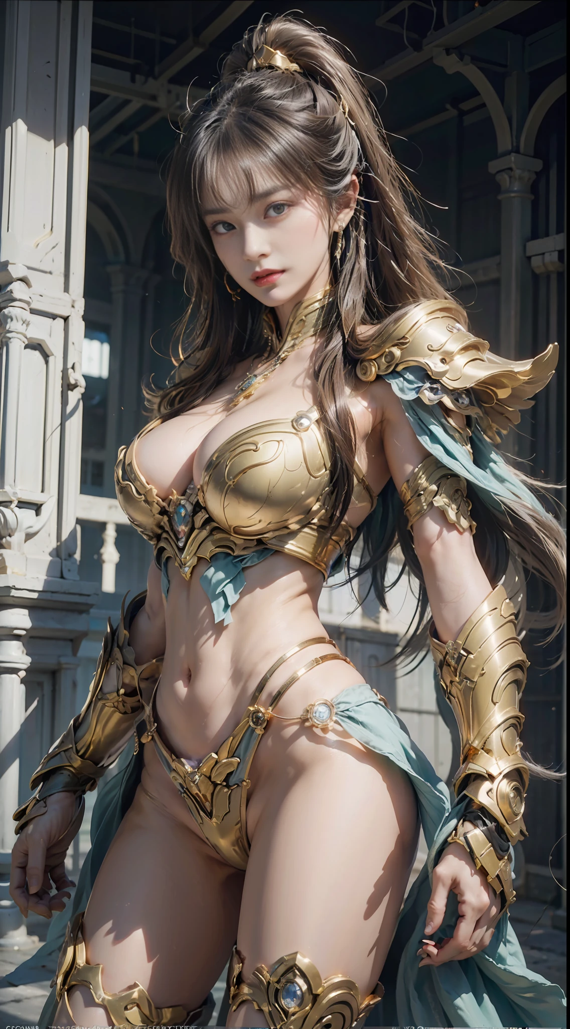 (Best Quality)), (Saint Seiya: 1.5), (Crystal), Dynamic Pose, ((Masterpiece)), (Detail: 1.4), , Panorama, Wide, Cinematic Lighting, (Gold|White: 1.5), Glow Special Effects, Weapon, Zrpgstyle, Solo, Laser Sword, Textured Skin 3D, HDR, Highest Image Quality 16K, Best Quality, Crazy Details, David La Chapelle style lenses, professional RAW color photos, masterpiece from Canon EOS R6 shooting, ray tracing, Surrealist detail school, unrealistic engine style