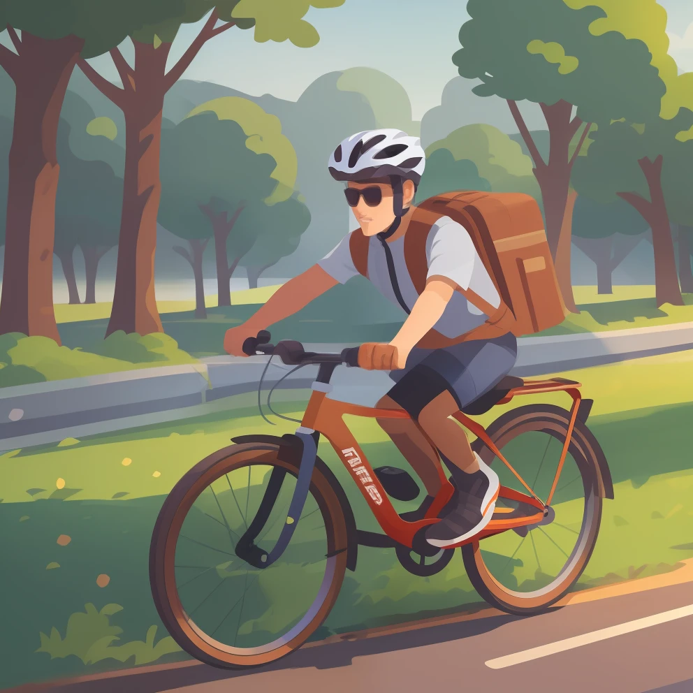 more sustainable means of transport, such as bicycles