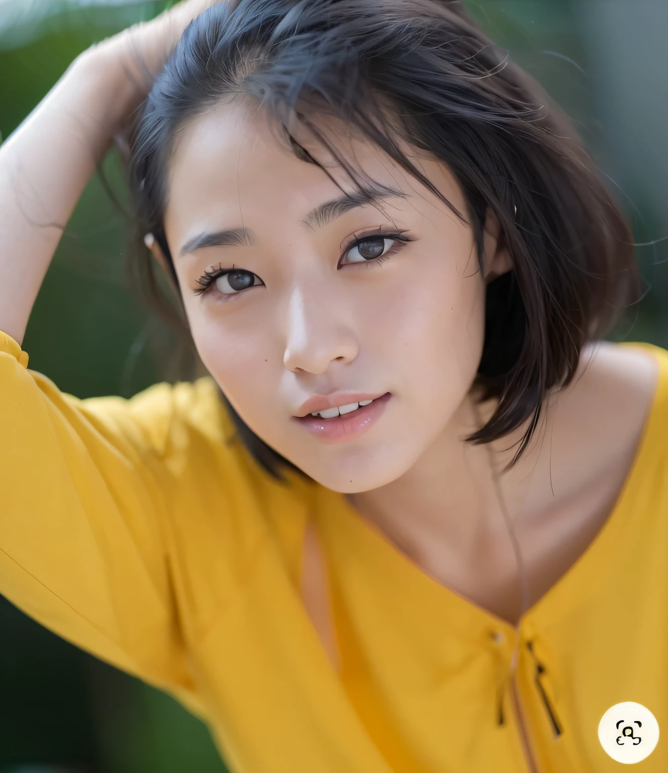 arafed asian woman in a white bra top and black pants, young sensual gravure idol, realistic young gravure idol, young pretty gravure idol, armpit, sophisticated gravure idol, young gravure idol, young skinny gravure idol, japanese model, shiori teshirogi, shikamimi, kotegawa yui