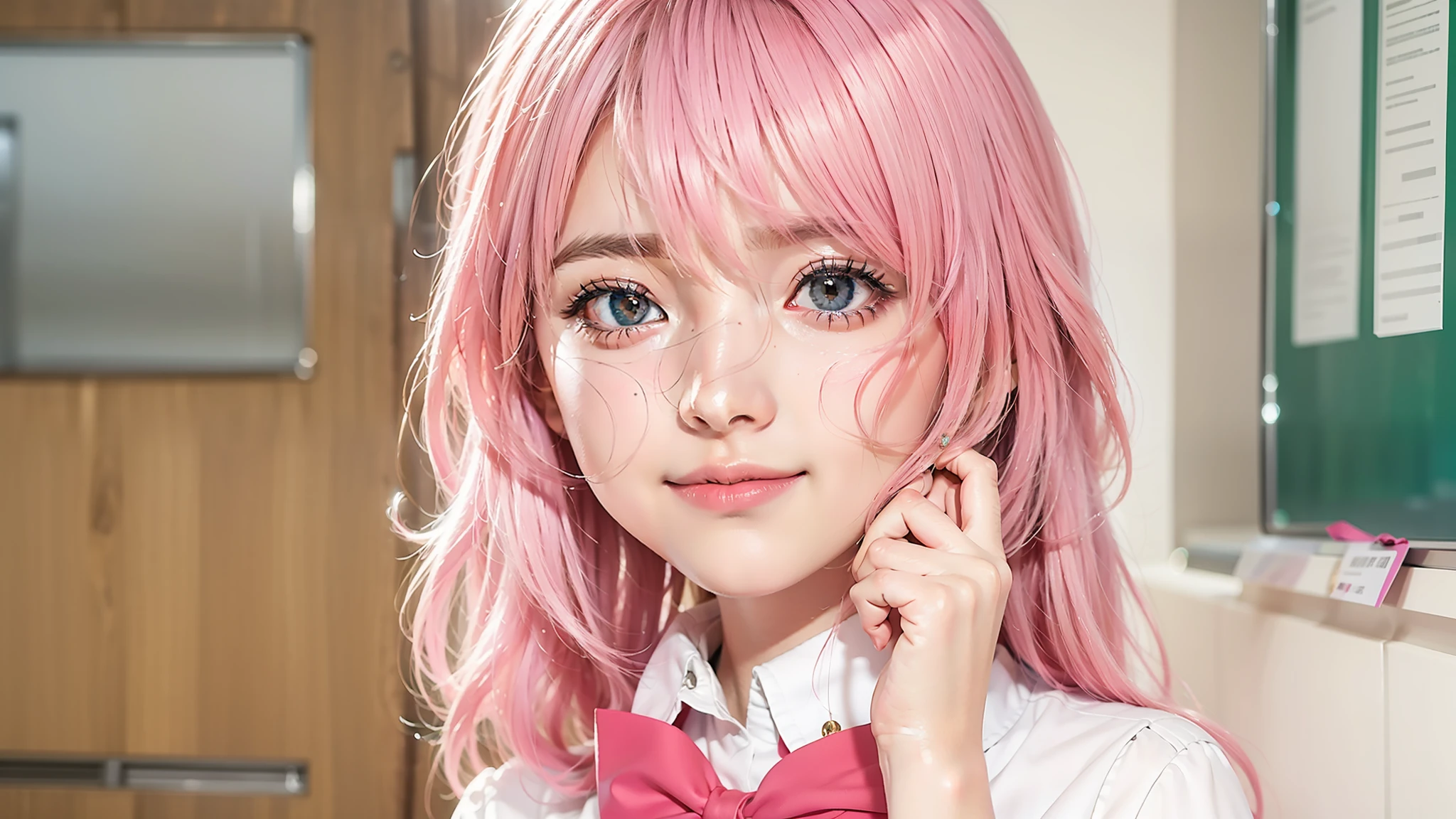 Best Quality, Ultra High Definition, (Photorealistic:1.4), Masterpiece, BSET Quality, Real, 1girl, (PureErosFace_V1:0.7), (8K, Best Quality), Cute Girl