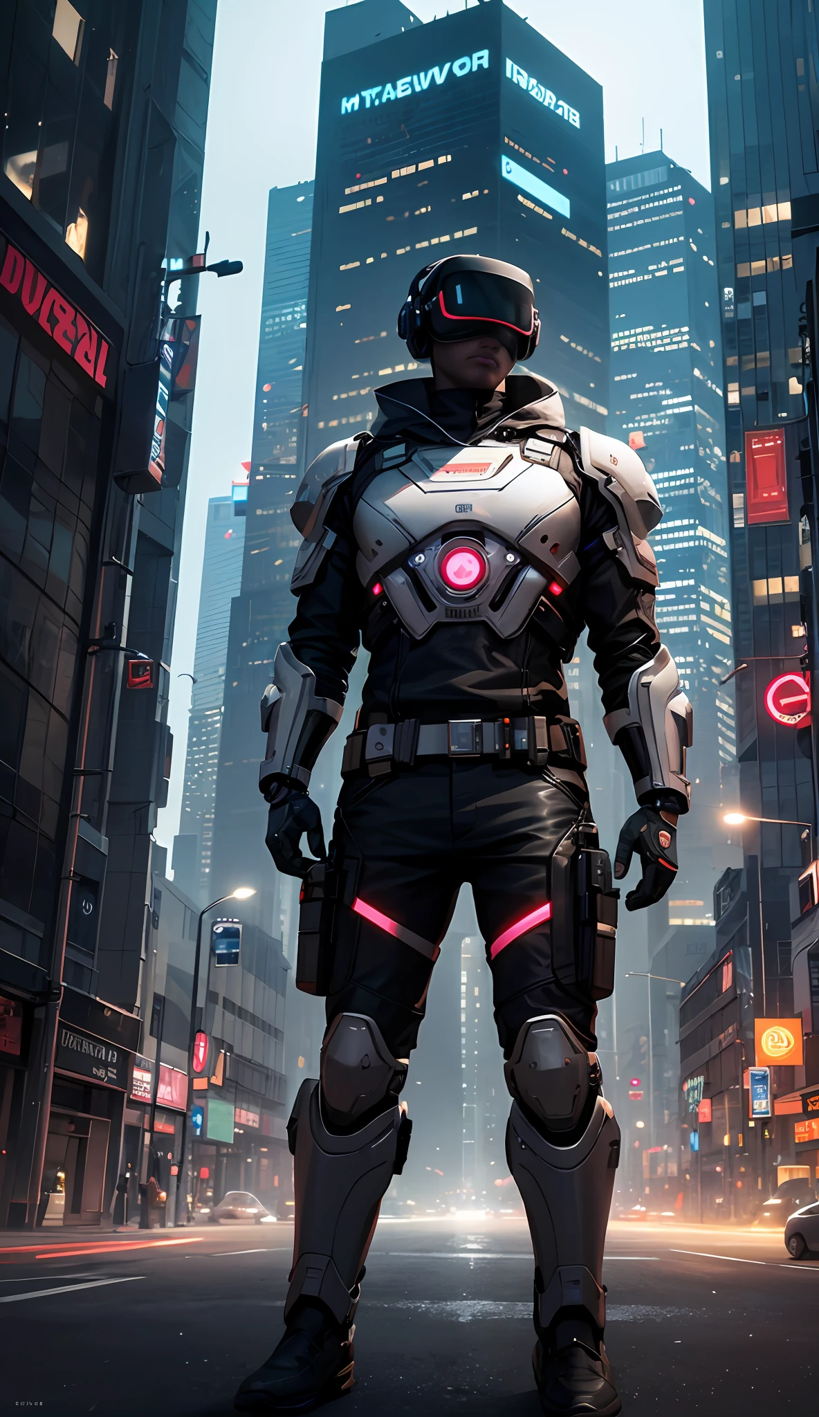 cyberpunk style, high tech, futuristic world, metropolis scene, mechanical transformation, digitalization, augmented reality, social issues, dark/low light effects, neon lights and shadows, dystopia, free will and control, corruption and injustice, technological elements, virtual reality, human-machine fusion, data flow and code, urban transportation, artificial intelligence, network and information security, masterpiece, ultra-detailed detail, 8K hd, highest quality