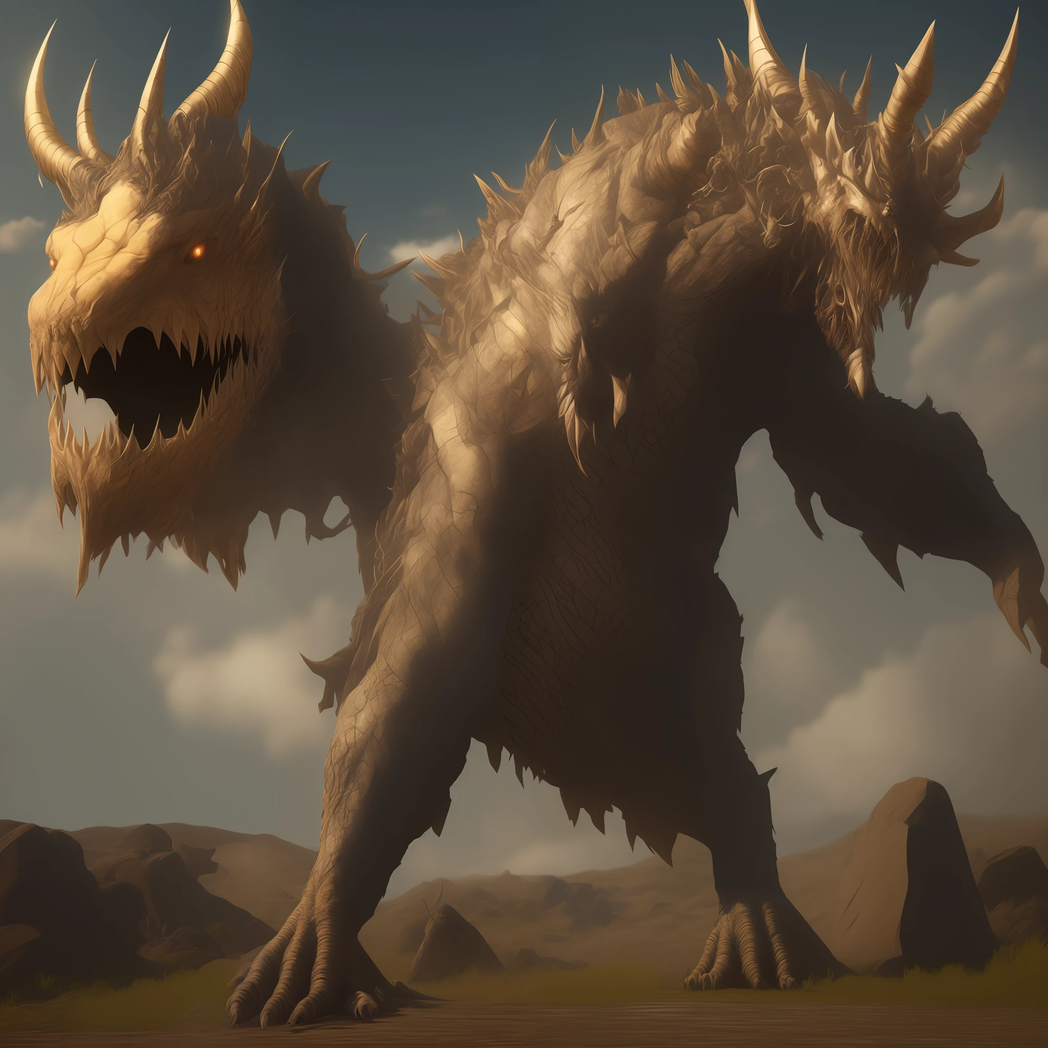 1 behemoth, creature mentioned in the Bible, super realistic, ultra detailed --auto
