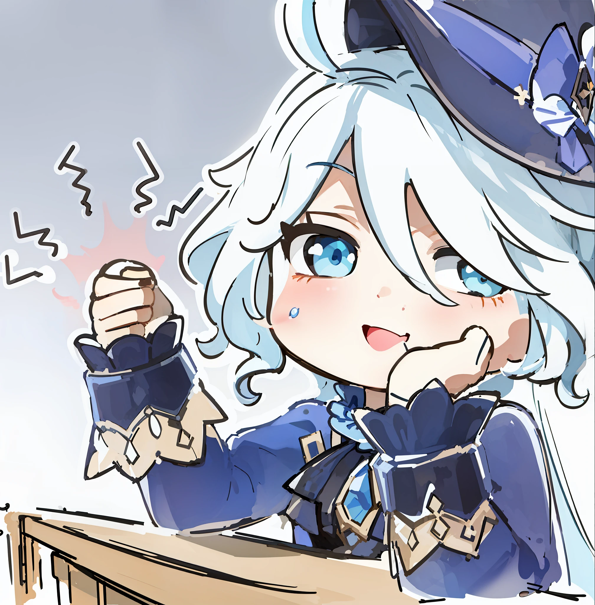 masterpiece, best quality, chibi, 1girl, solo