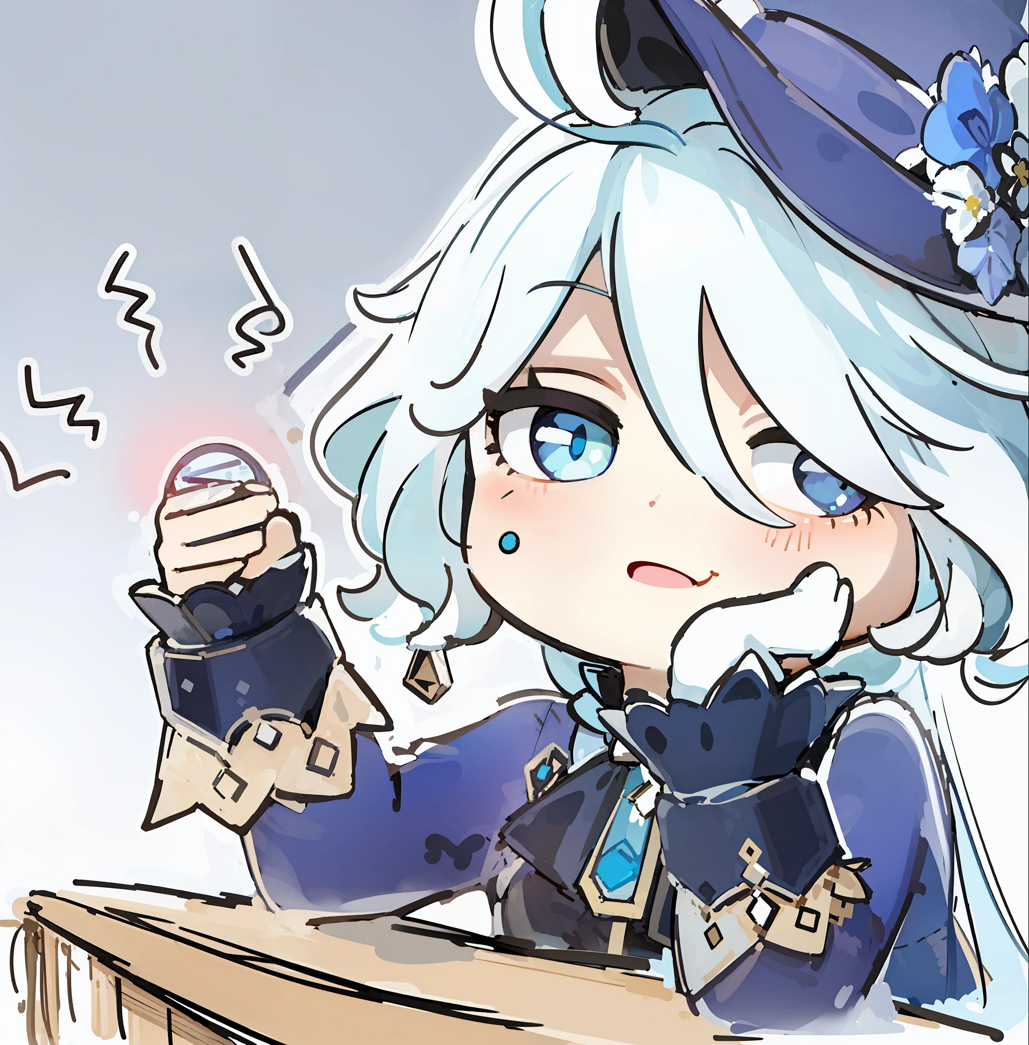 masterpiece, best quality, chibi, 1girl, solo