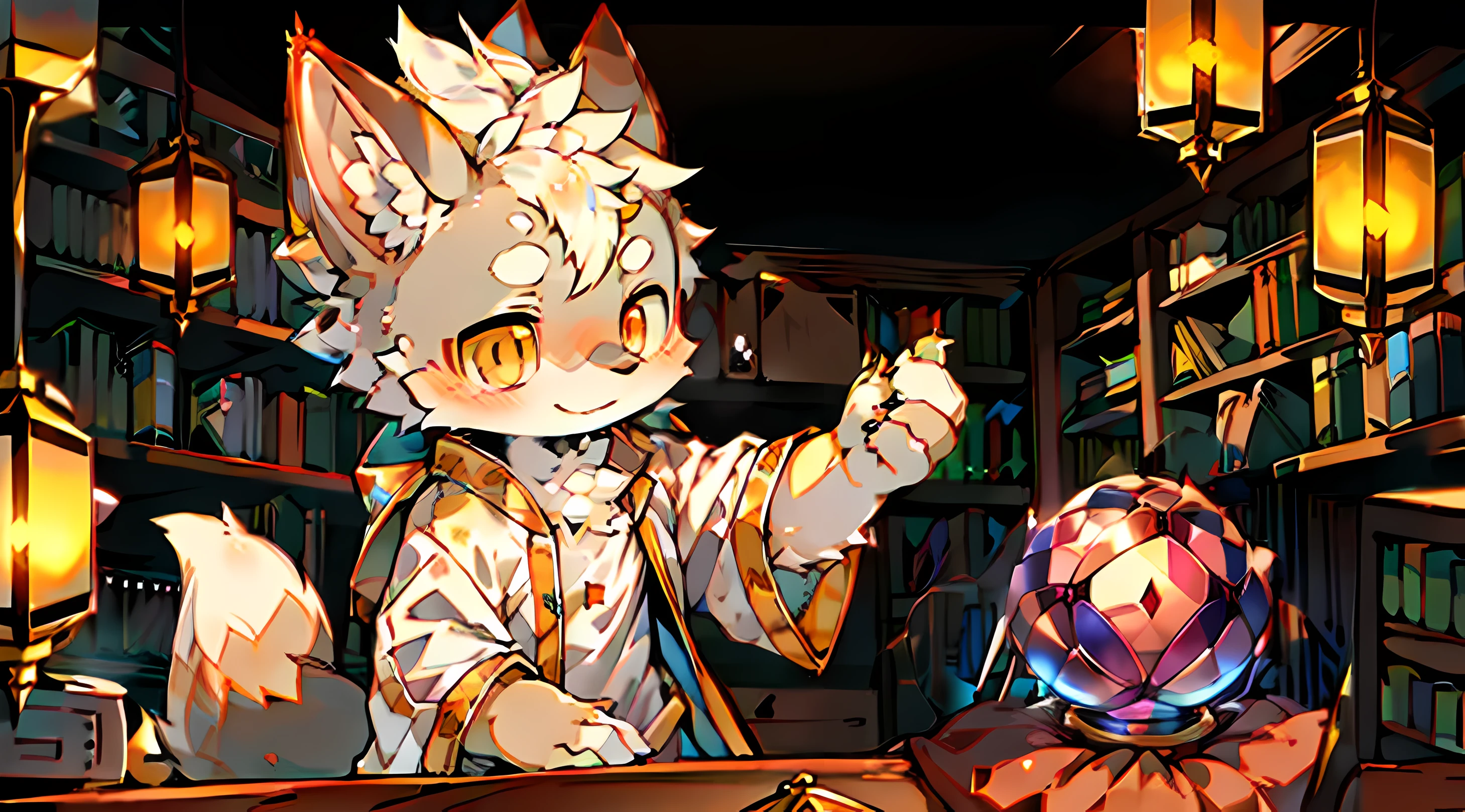 Blend in background, (Bookshelf background: 1.9)