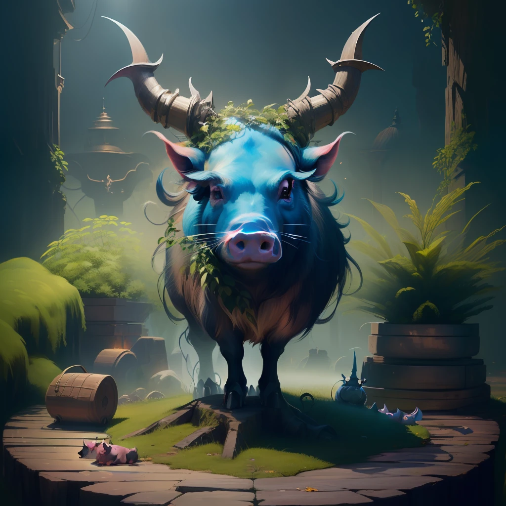 Strange Demon Pig