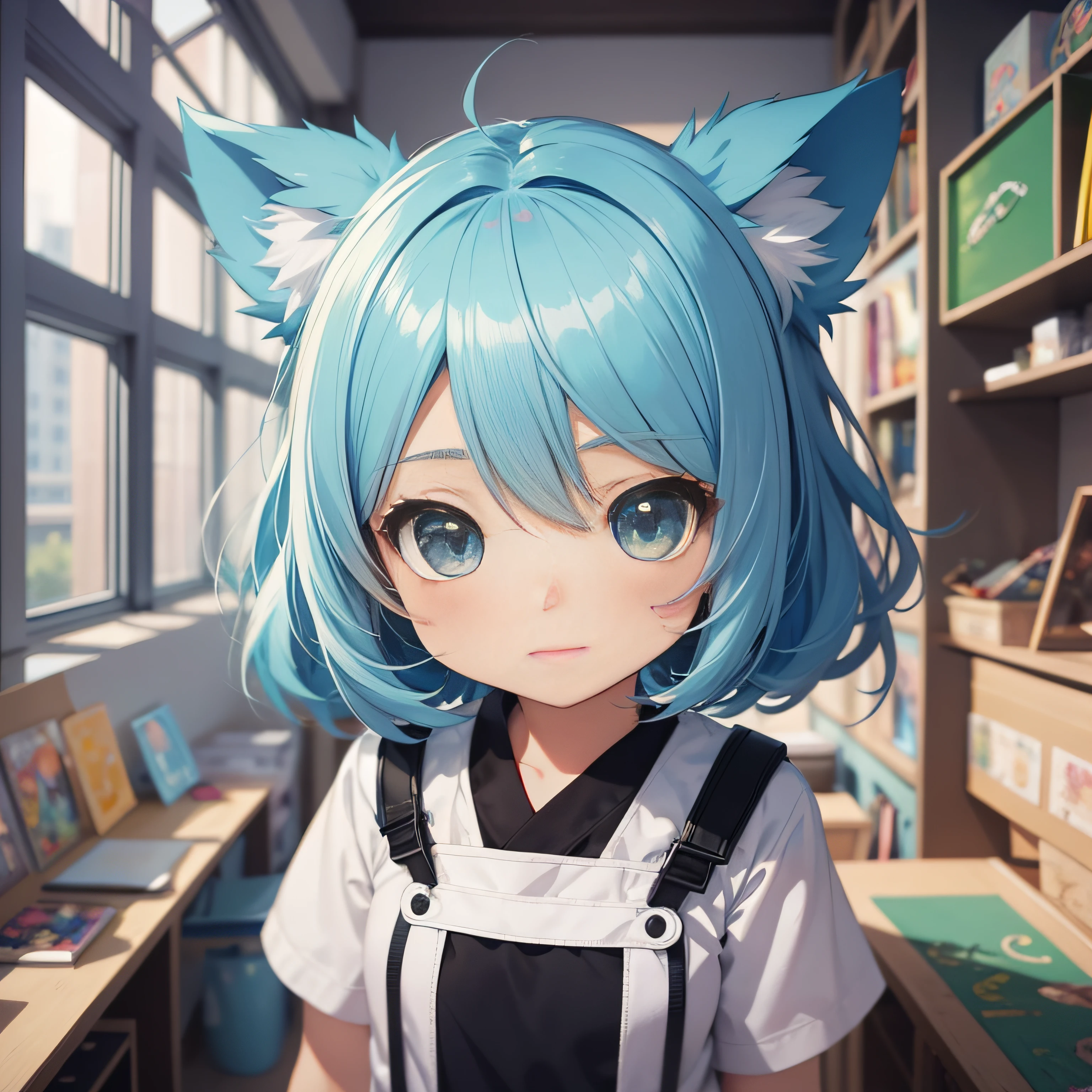 Anime girls, cute!! Runt!! cat girl, cute anime girl, cute art style, chibi art, anime girl,pixiv style, anime moe art style, pixiv contest winner, pixiv, advanced digital chibi art, chibi anime girl, anime chibi anime drawing by girl, pull, pixiv contest winner, cute!! Runt!! Girl, Cute Anime Girl, Cute Art Style, Chibi Art, Girl, pixiv Style, Anime Moe Art Style, Advanced Digital Chibi Art, Light Blue Hair, Yellow-Green Iro Hair, Blue Hair