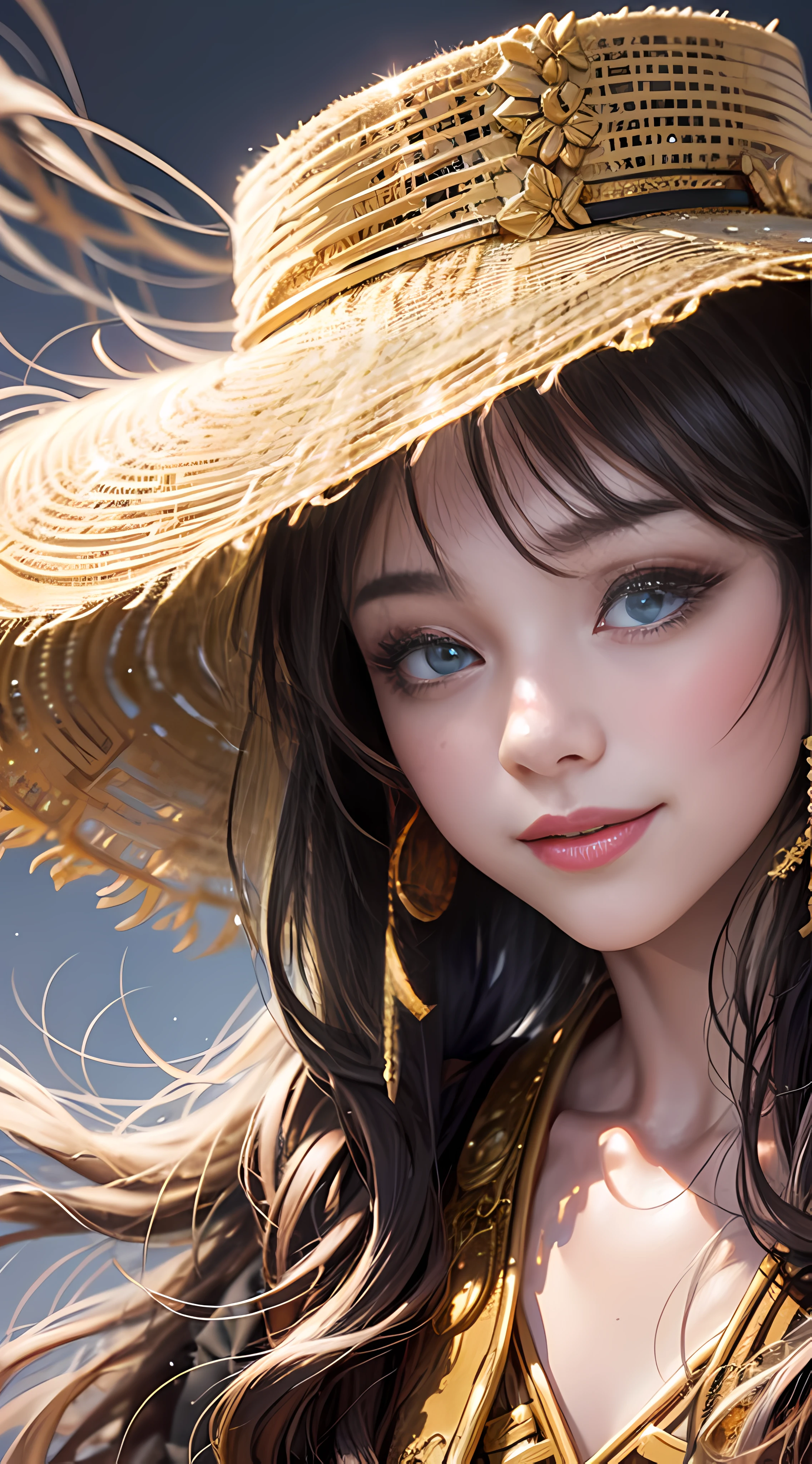 Super high quality, 8K, upper body, don't leak fingers, , no hat, 1 girl, smile, solo, white and tender skin, ethnic minority clothing, upper body, close-up, hd