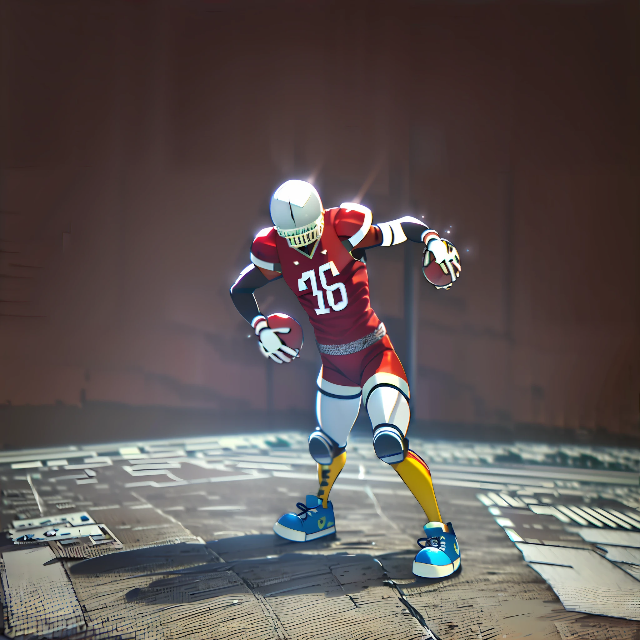 American football in 3D