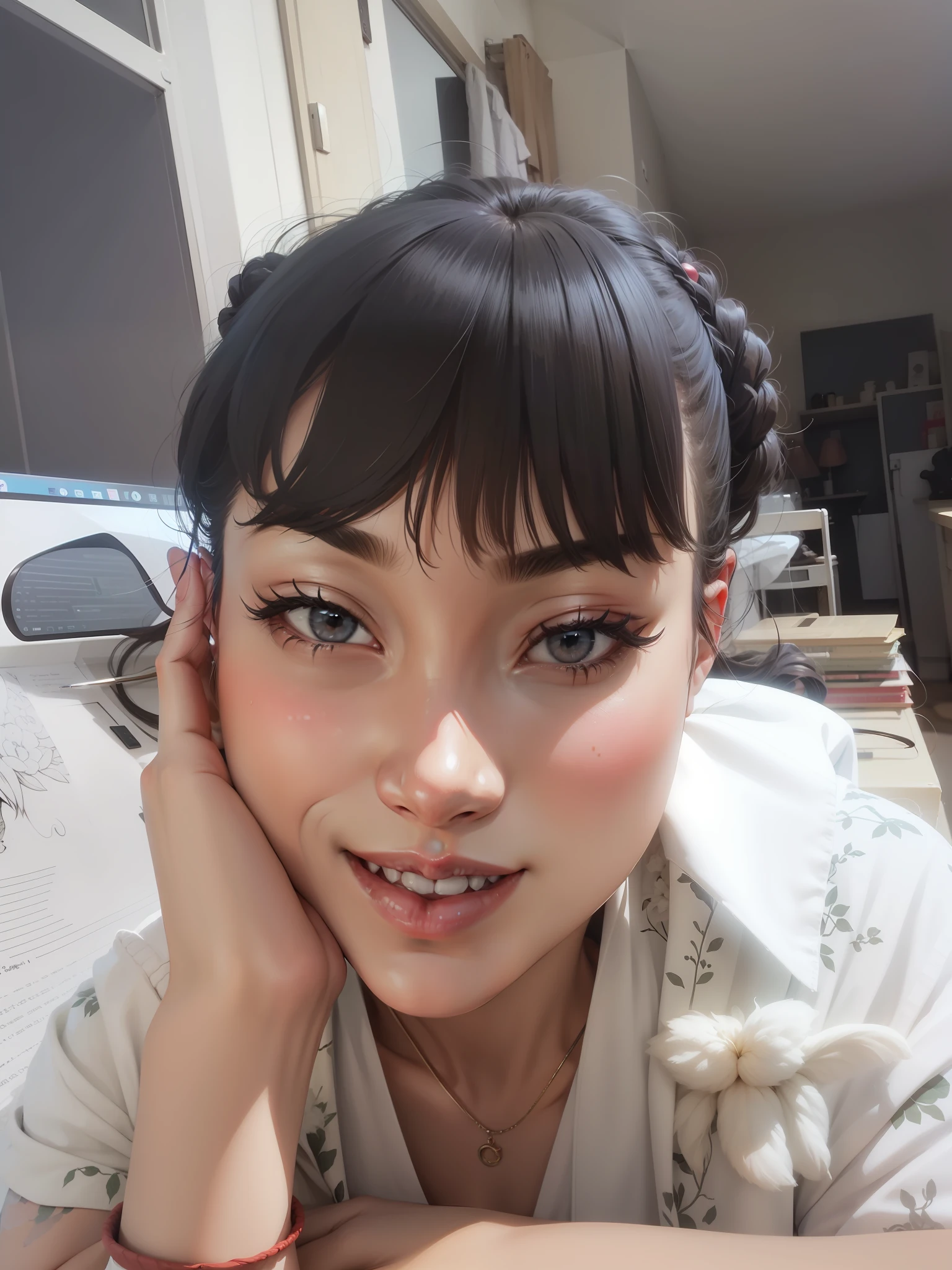 Anime traditional ink
