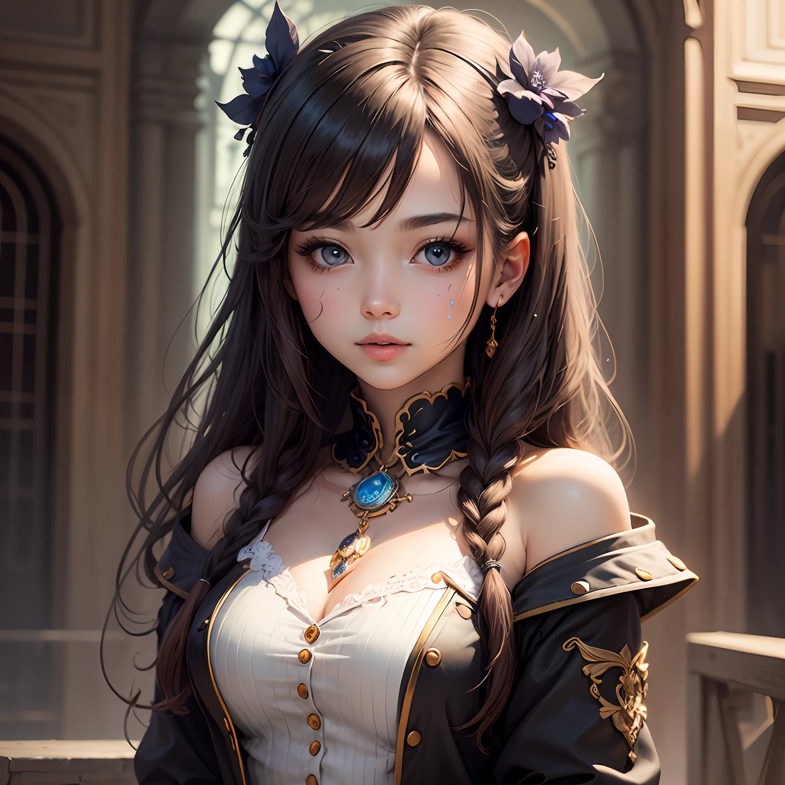 Healing is a beautiful girl illustration --auto
