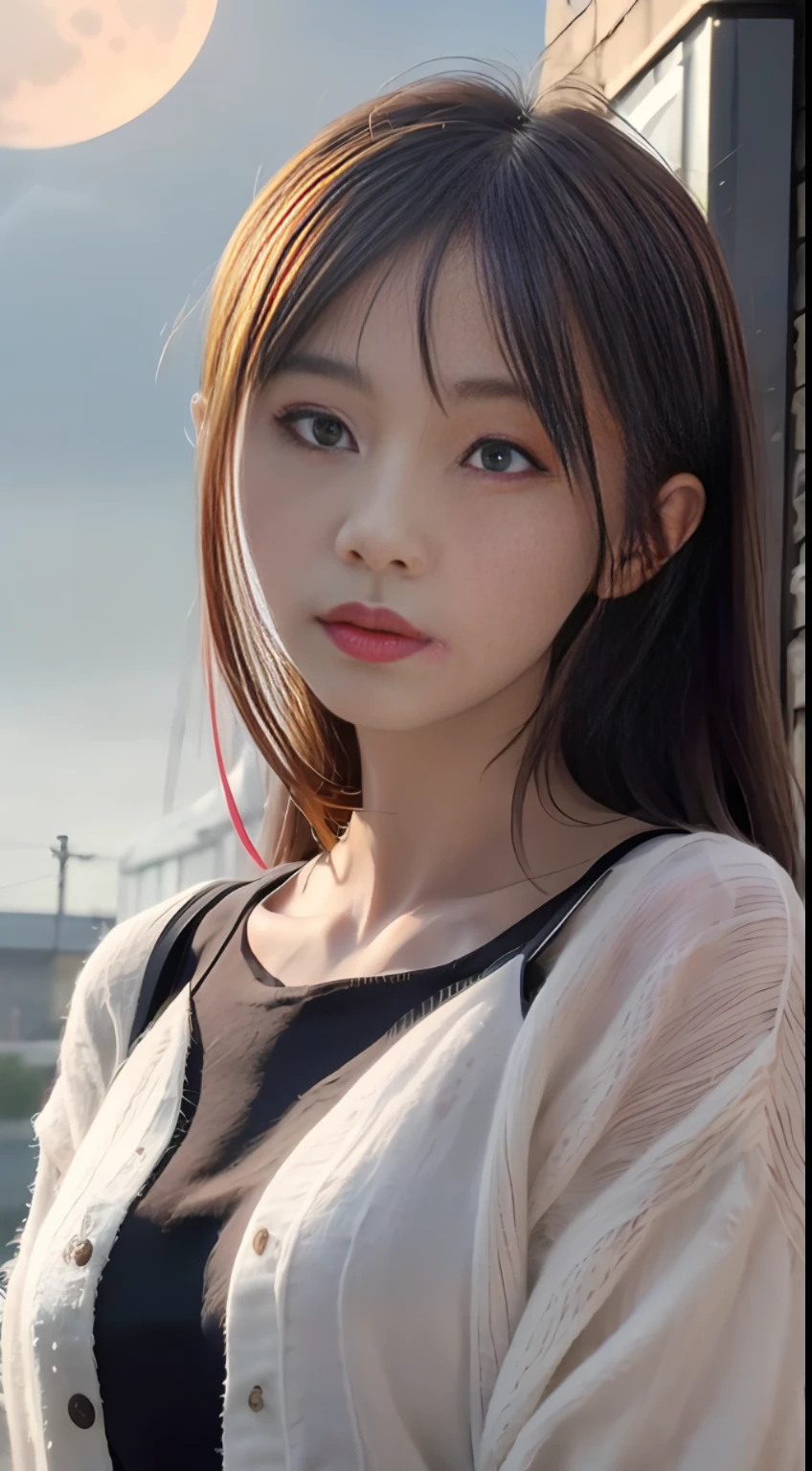 (8k, RAW photo:1.2), best quality, ultra high res,dramatic angle,(fluttered detailed color splashs), (illustration),(((1 girl))),(long hair),(rain:0.9), (头饰:1.4),少女身边有一座古宫,汉服,(重点),彩色水墨画,(泼彩),泼彩,(((colorful))),(素描:0.8) , Masterpiece, best quality, beautiful painted, highly detailed,(denoising:0.6),[splash ink],((ink refraction)), (beautiful detailed sky),moon,highly,detaild,(masterpiece, best quality, extremely detailed） CG unity 8k壁纸，杰作，最好的质量，超详细），（石蒜），