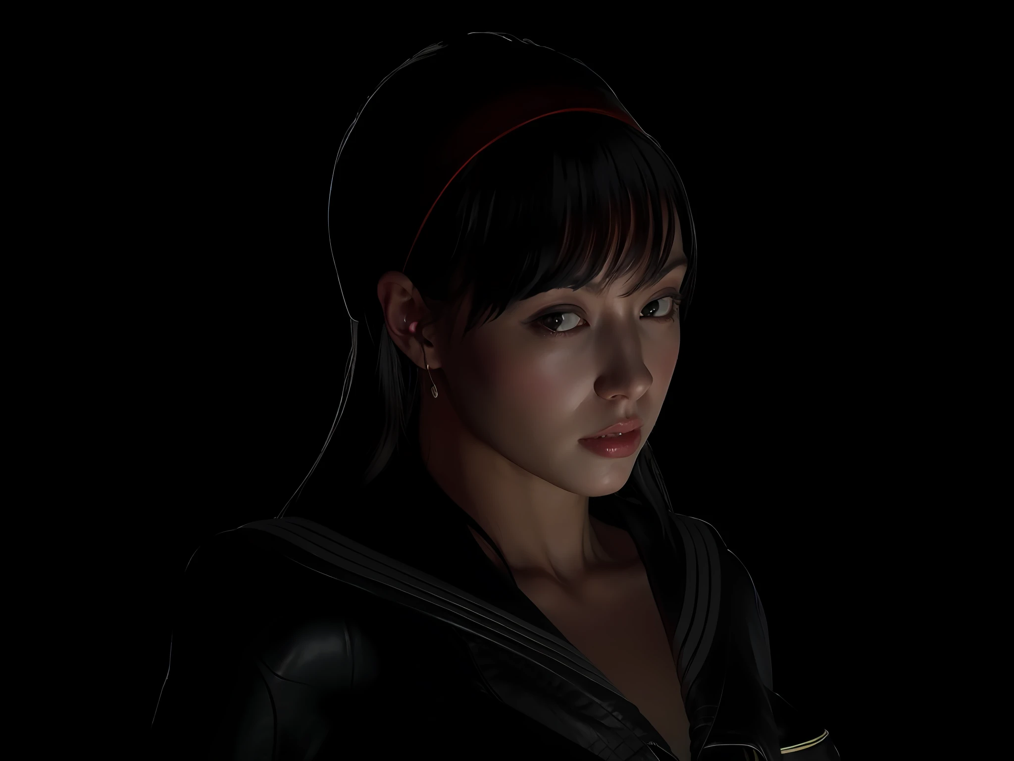 (
(8k:1.27), best quality, masterpiece, ultra highres:1.2) Photo of Pretty Japanese woman
(beautiful:1.1) (sci-fi warrior woman:1.1) space soldier, (beanie:1.61) (leather jacket:1.21) intricate elegant, fantasy, detailed, ometric by greg rutkowski and alphonse mucha, gradient lighting