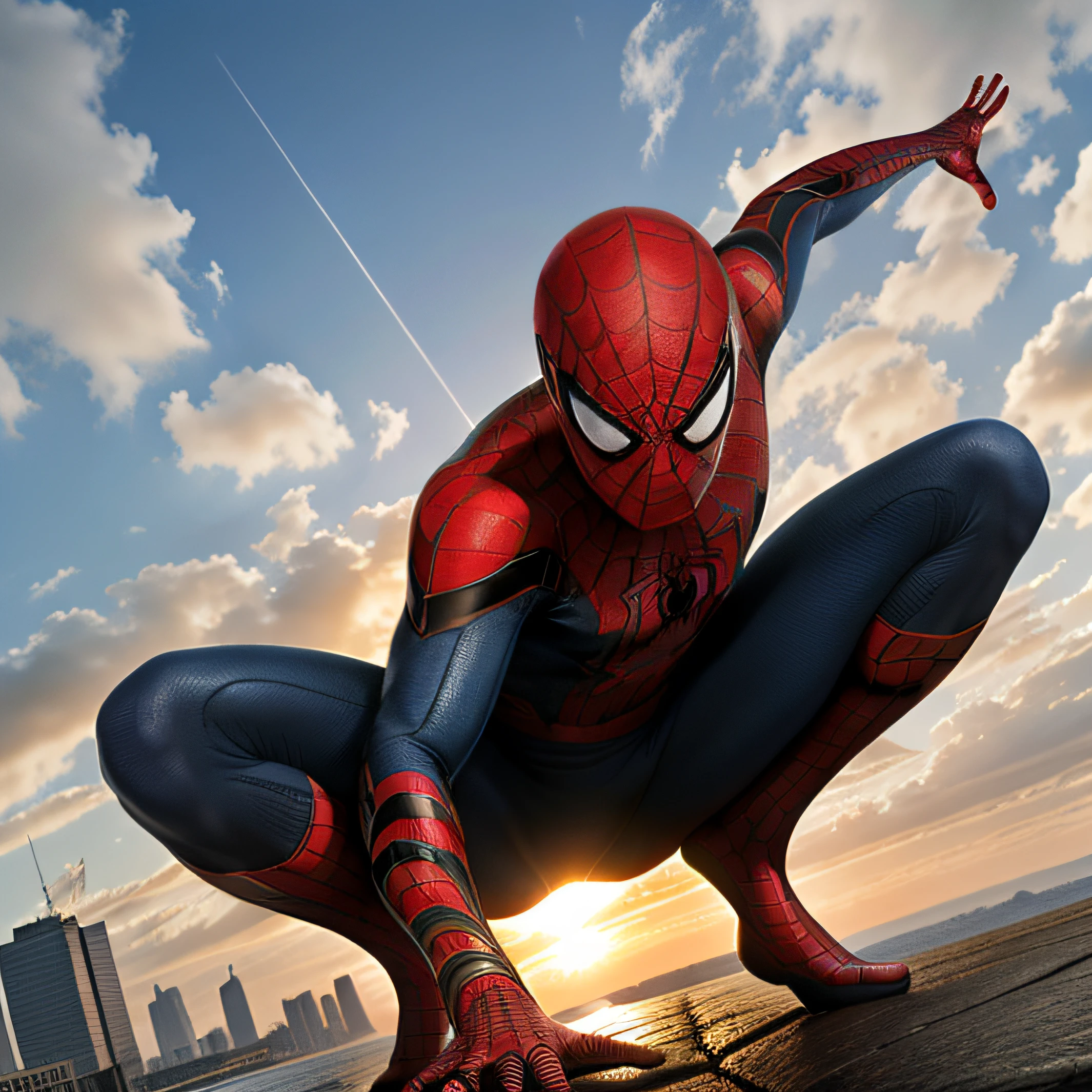 Spiderman, Sam Raimi style, 4k, high definition, dark,