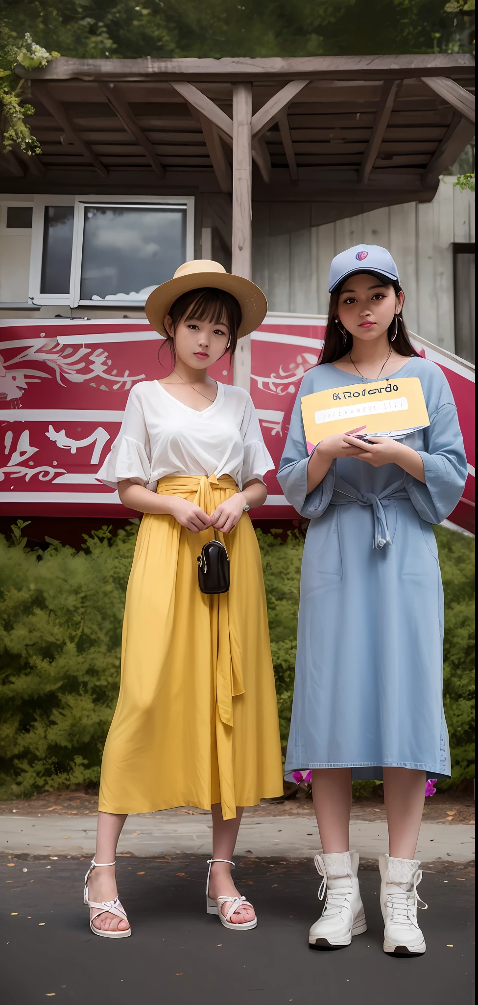 masterpiece, best quality, realistic, 2 girls,