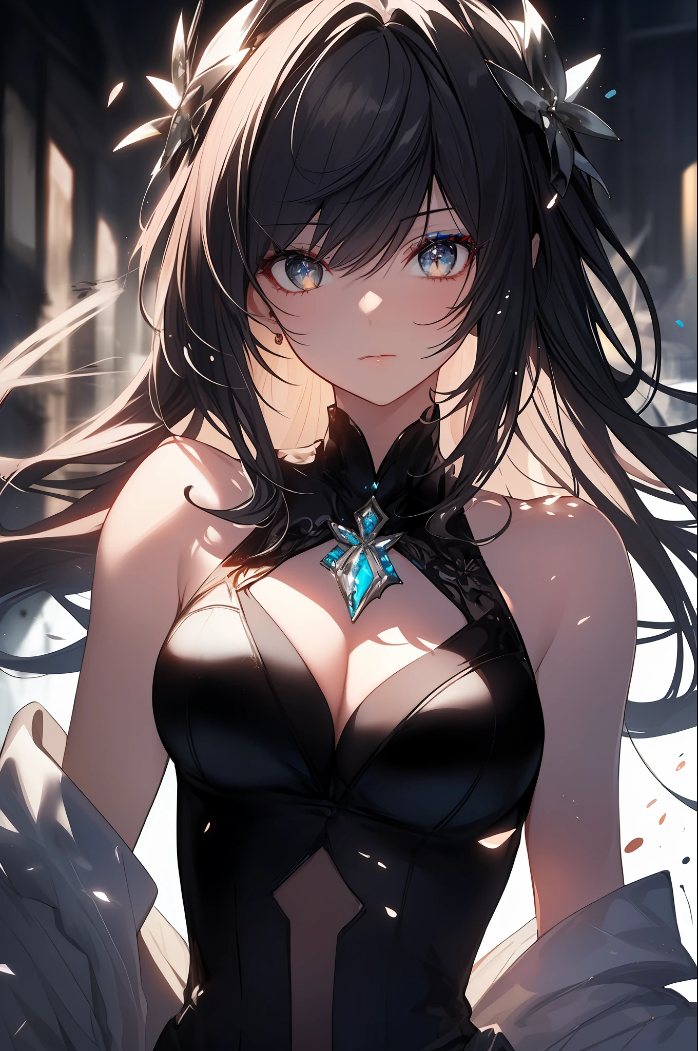 (Masterpiece: 1.2), Best Quality, (Illustration: 1.2), (Sculpted Glow, Lens Glow), (Ultra Detail), Ultra Detail, (Fine Detail), (Intricate Detail), (Cinematic Light, Best Quality Backlight), Clear Lines, Solo Female, Solo Female, Perfect Figure, Full Body (1 Girl), (Bioluminescent Hair: 1.2), (Glowing Eyes), (Dynamics: 1.2), ((Makeup)), High Contrast, (Best Lighting, Extremely Delicate and Beautiful), ((Cinematic Light)), Colorful, Powerful, (Cinematic Masterpiece), Stick Figures, Splashing Colors, Absolutely Eye-catching, ((Colored Paint Splattered on Background,)), ((Caustic)), Dynamic Angles, Beautiful Details Smoke, (Captivating), (Intricately Detailed Movie Background: 1.1), Ambient Light Occlusion, Ambient Light, Ray-Traced Reflections, Gemstones, Sparkling, Radiant Aura, Glowing Hair
