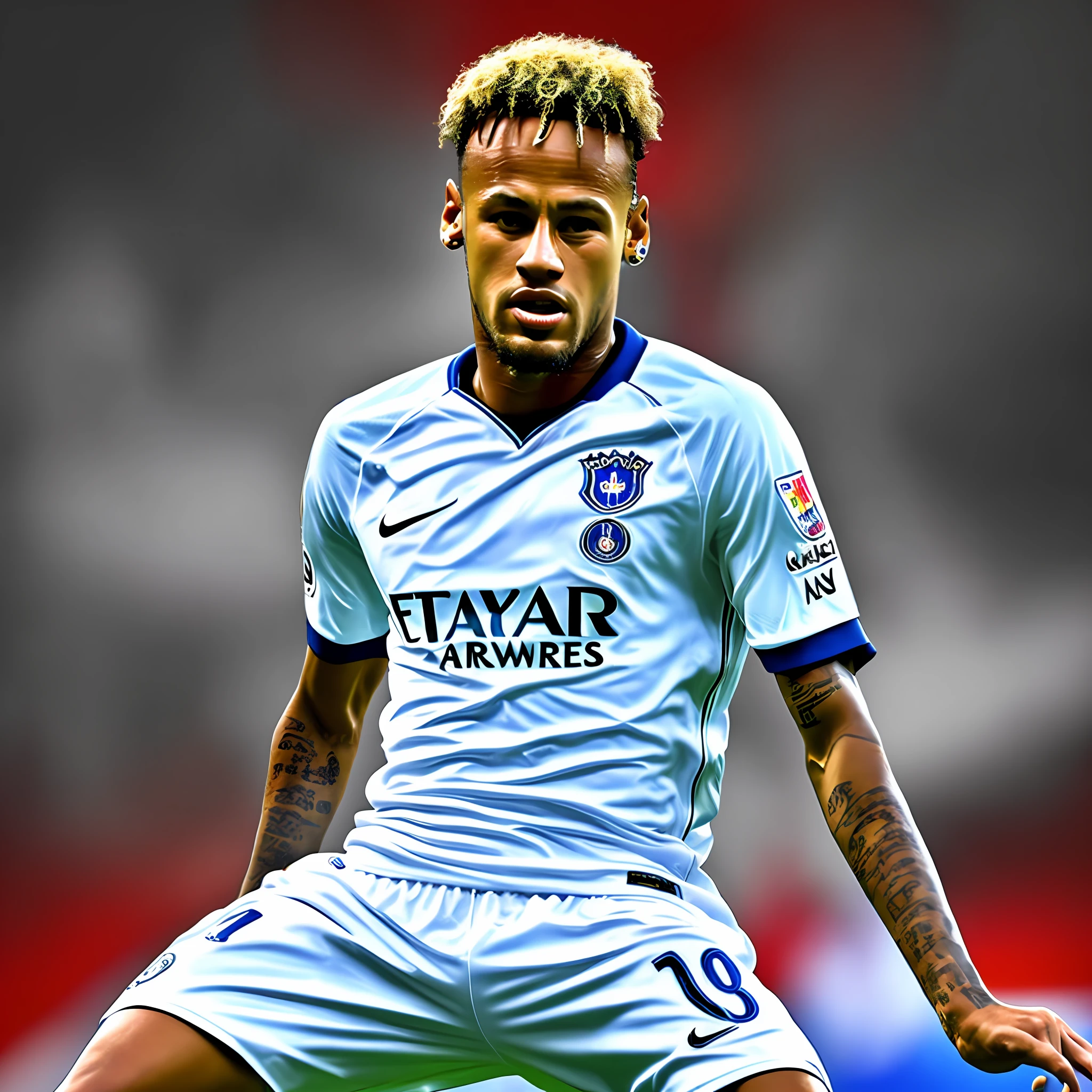 "High quality and super realistic image of Neymar. Real, high-definition photos."