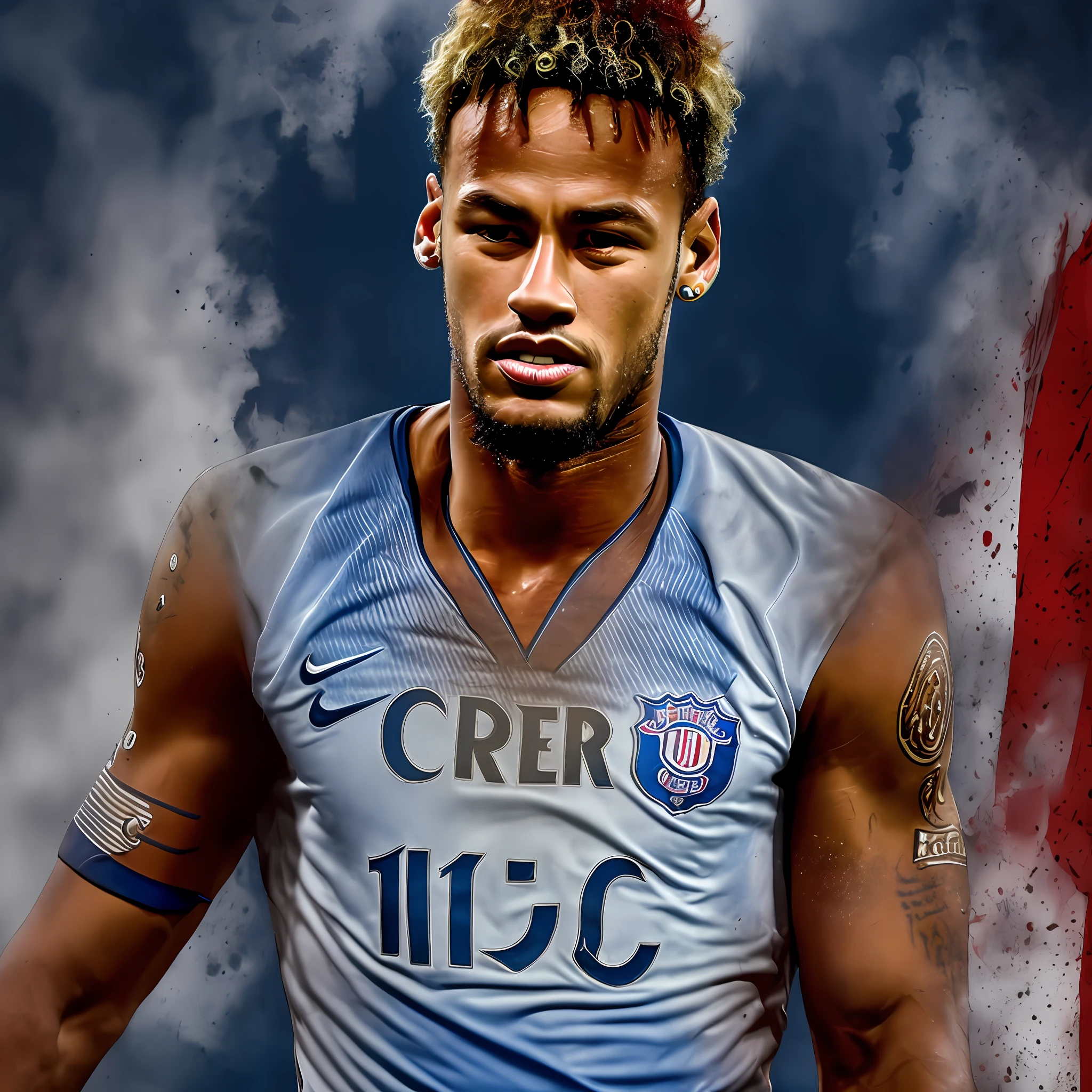 "High quality and super realistic image of Neymar. Real, high-definition photos."