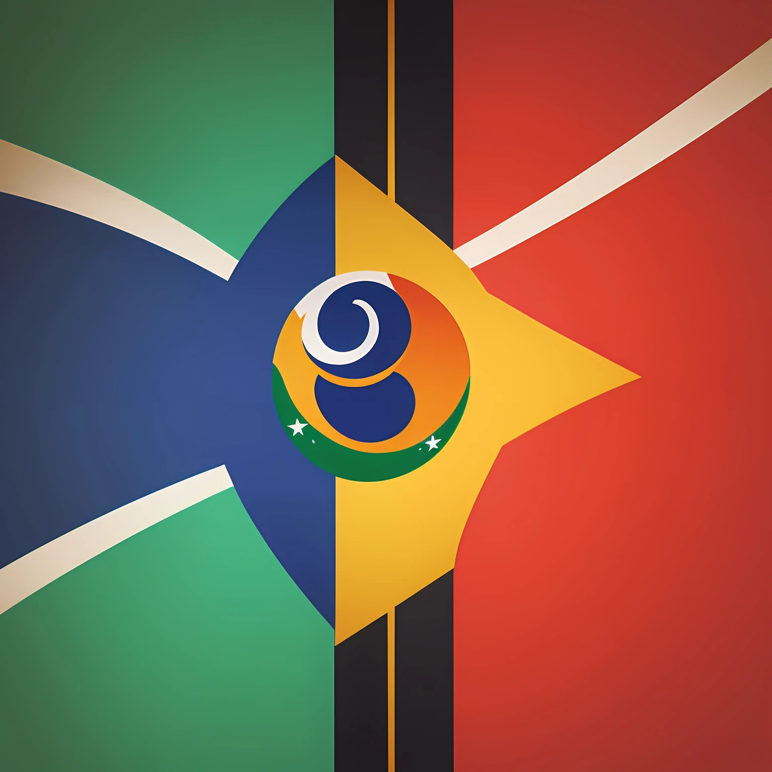 The stylized flag of Brazil --auto