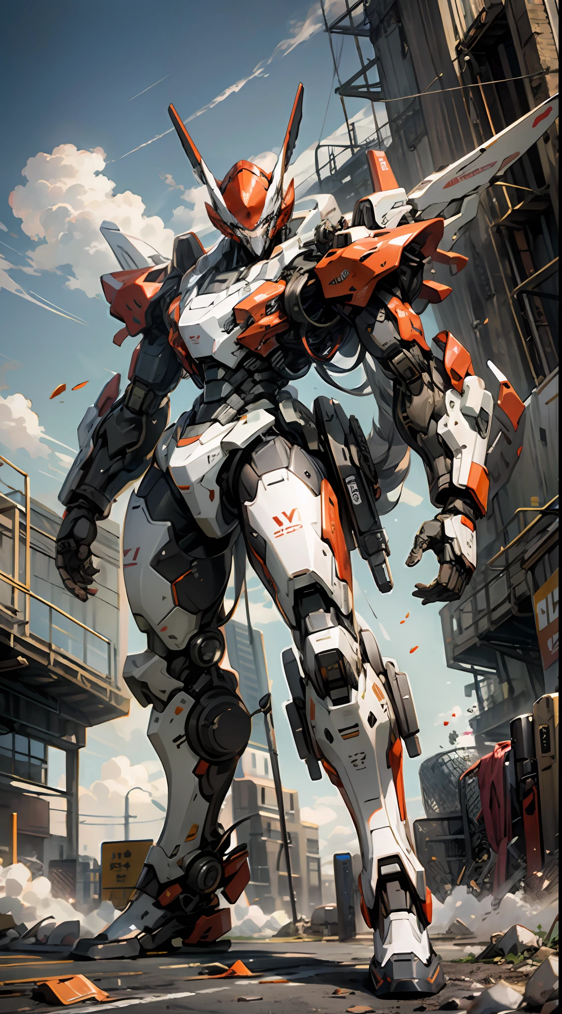 masterpiece,best quality,Mecha,Realistic,8K wallpaper,Ultra-high resolution,freedom .
