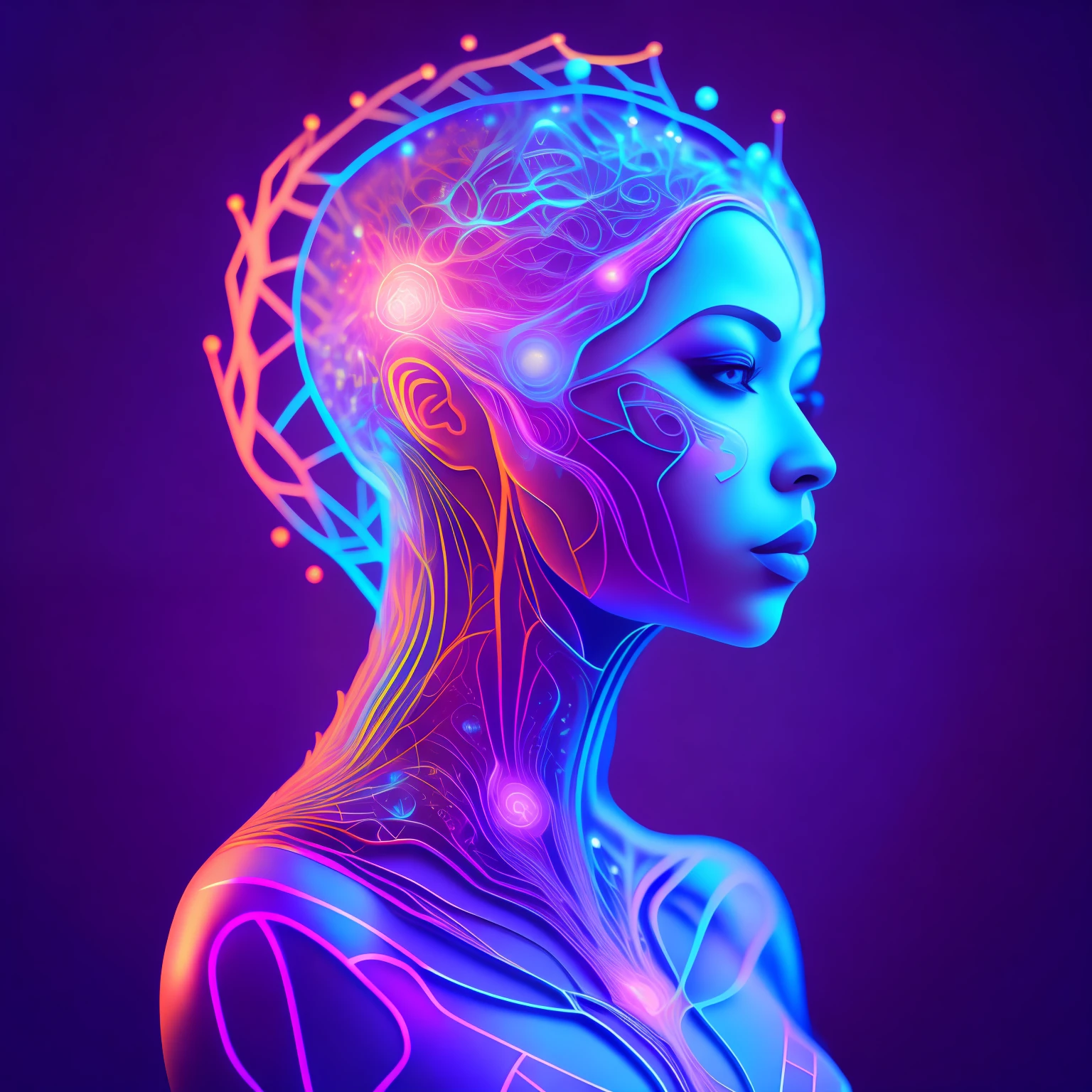 a digital painting of a woman's face, intricate neon circuit pattern, poly low contours, avatar image, brandon woelfel, neural machine, intricate led jewelry, DNA threads, grid and web, side profile art, a digital painting of a woman with shiny hair, neon outlines, featured in polycount, intricate portrait design, abstract album cover, avatar image, vector design, beautiful avatar images, A digital painting of a woman with flowers in her hair, intricate futuristic led jewelry, deviantarz, emerging from blue fire, side profile portrait waist up, art cover illustration, aesthetics!!!!! female genius, inspired by Sam Spratt, intricate mechanical body, luminous, by Yang Buzhi, render ultra detailed complex 3d of a beautiful porcelain profile android face woman, cyborg, robotic parts, 150 mm, beautiful soft light studio, rim light, vibrant details, luxurious cyberpunk, lace, hyperrealistic, anatomical, facial muscles, cables electric wires, microchip, elegant, beautiful background, octane render, H. R. Giger style, 8k, best quality, masterpiece, illustration, an extremely delicate and beautiful, extremely detailed, CG, unit, wallpaper, (realistic, photo-realistic: 1.37), amazing, finely detailed, masterpiece, best quality, official art, extremely detailed CG 8k wallpaper unit, absurd, incredibly absurd, robot, halmet silver, full body, sitting, a digital painting of a woman's face, beautiful sci fi art, inspired by Cyril Rolando, 8k mandelbulber fractal, deviantarz, lighting. Intricate, neon version of Jim Burns style, humanoid flora, a meditating cyborg, dribbling illustration, intricate colorful masterpiece, a digital painting of a woman's face, elegant intricate bright lights, stuning fantasy 3 d render, nekro petros afshar, highly intricate and colorful, stunning 3d render of a fairy, modern illustration, by Olivia de Berardinis, hou