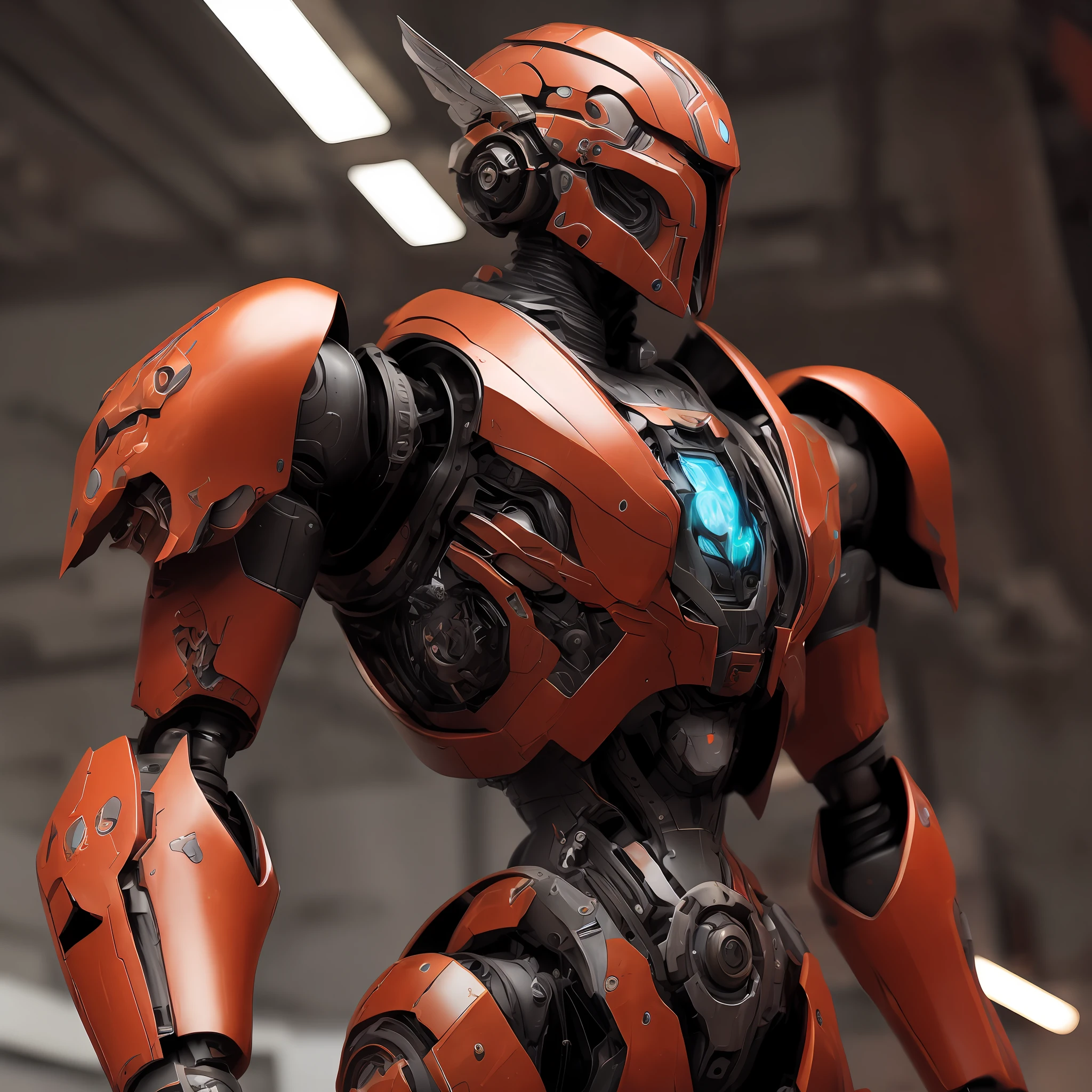 dvMech, the perfect robot face. 85mm, f1.8, robot portrait, glossy Gundam wings, dark matte smooth ceramics, intricate design, very detailed, fine details, extremely clear lines, cinematic lighting, realistic photos, a detailed masterpiece, Dark_Fantasy, Cyberpunk, (chain saw, chain saw man, Red: 1.1), 1man, Mechanical marvel, Robotic presence, Cybernetic guardian, wearing shabby mech suit, intricate, (steel metal [rusty]), elegant, clear focus, photographed by greg rutkowski, soft lighting, vivid colors, masterpiece, global illumination, shadows, octane rendering, 8k, super sharp, metallic, complex, ornamental detailed, cool colors, Egyptian details, highly complex details, realistic light, popular on cgsociety,, Dynamic pose, three views. --auto