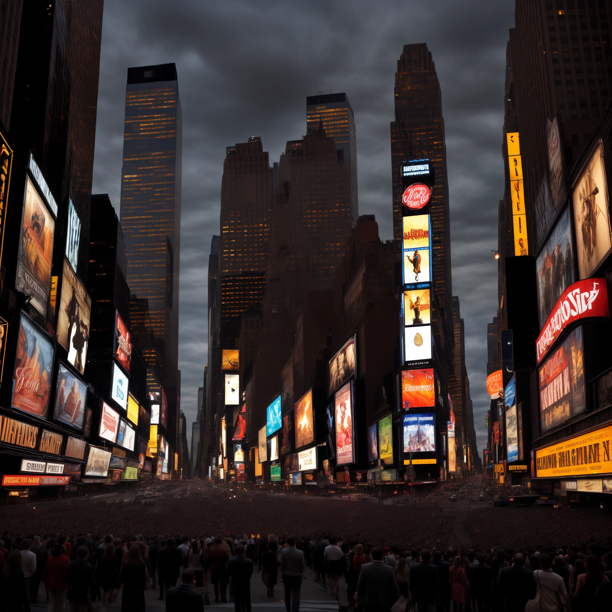 Broadway night, New York
