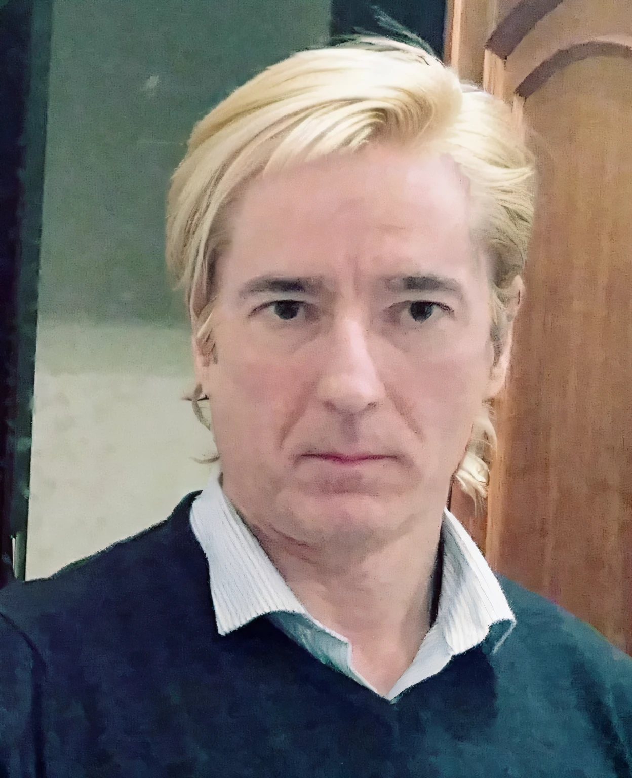 blond hair