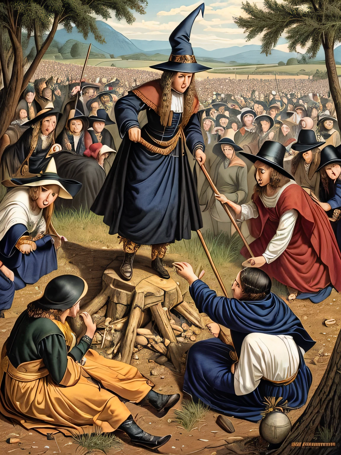 Population Juking the witches
