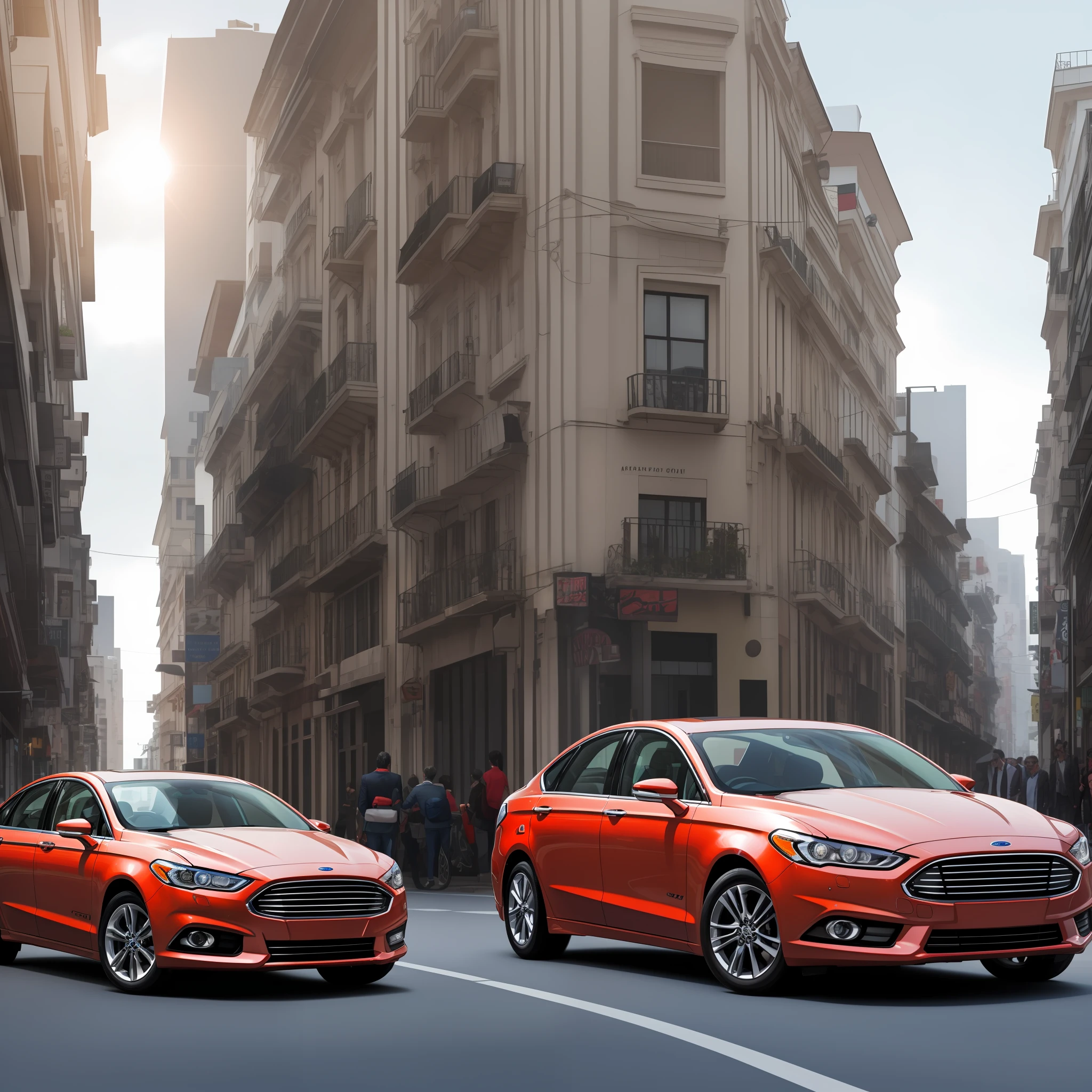 Imagine a 2014 Ford Fusion hybrid gliding through the busy streets of Osasco, São Paulo. With its sleek and contemporary design, this sedan attracts eyeballs wherever it goes. Its body has a finish in a metallic silver tone, giving a sophisticated and discreet look on the streets of the city. Equipped with an economical hybrid engine, the 2014 Fusion offers the perfect combination of performance and energy efficiency. Its bright LED headlights light the way at night, while its 17-inch alloy wheels provide a sleek, balanced look. As you step into the spacious interior of the 2014 Ford Fusion, you're faced with comfortable seats clad in high-quality black leather, offering a pleasant driving experience for both the driver and passengers. The premium sound system surrounds the sound environment with clarity and precision, while the integrated navigation system assists in guiding through the streets of Osasco, São Paulo. The 2014 Ford Fusion hybrid is the perfect choice for those who want a sleek, efficient and technologically advanced sedan to enjoy the busy streets of this vibrant city --auto