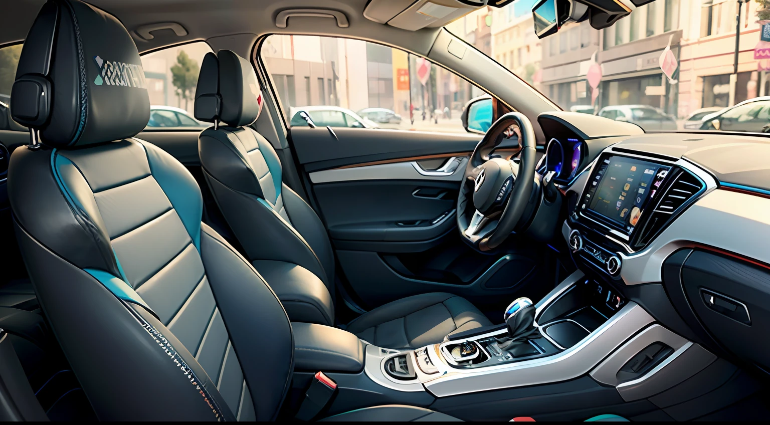 A car with an advanced artificial intelligence system, which can interact and respond to the needs of passengers in a personalized way. --auto