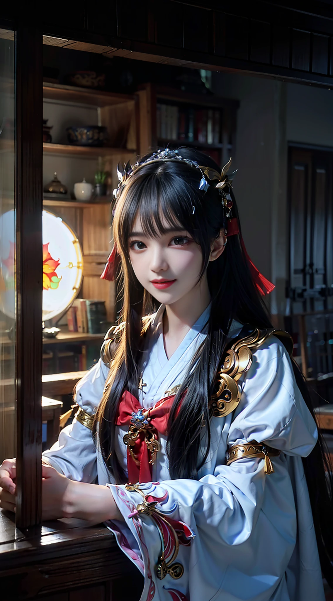 (8k, RAW photo:1.2), best quality, ultra high res,dramatic angle,(fluttered detailed color splashs), (illustration),(((1 girl))),(long hair),(rain:0.9), (头饰:1.4),少女身边有一座古宫,汉服,(重点),彩色水墨画,(泼彩),泼彩,(((colorful))),(素描:0.8) , Masterpiece, best quality, beautiful painted, highly detailed,(denoising:0.6),[splash ink],((ink refraction)), (beautiful detailed sky),moon,highly,detaild,(masterpiece, best quality, extremely detailed） CG unity 8k壁纸，杰作，最好的质量，超详细），（石蒜），