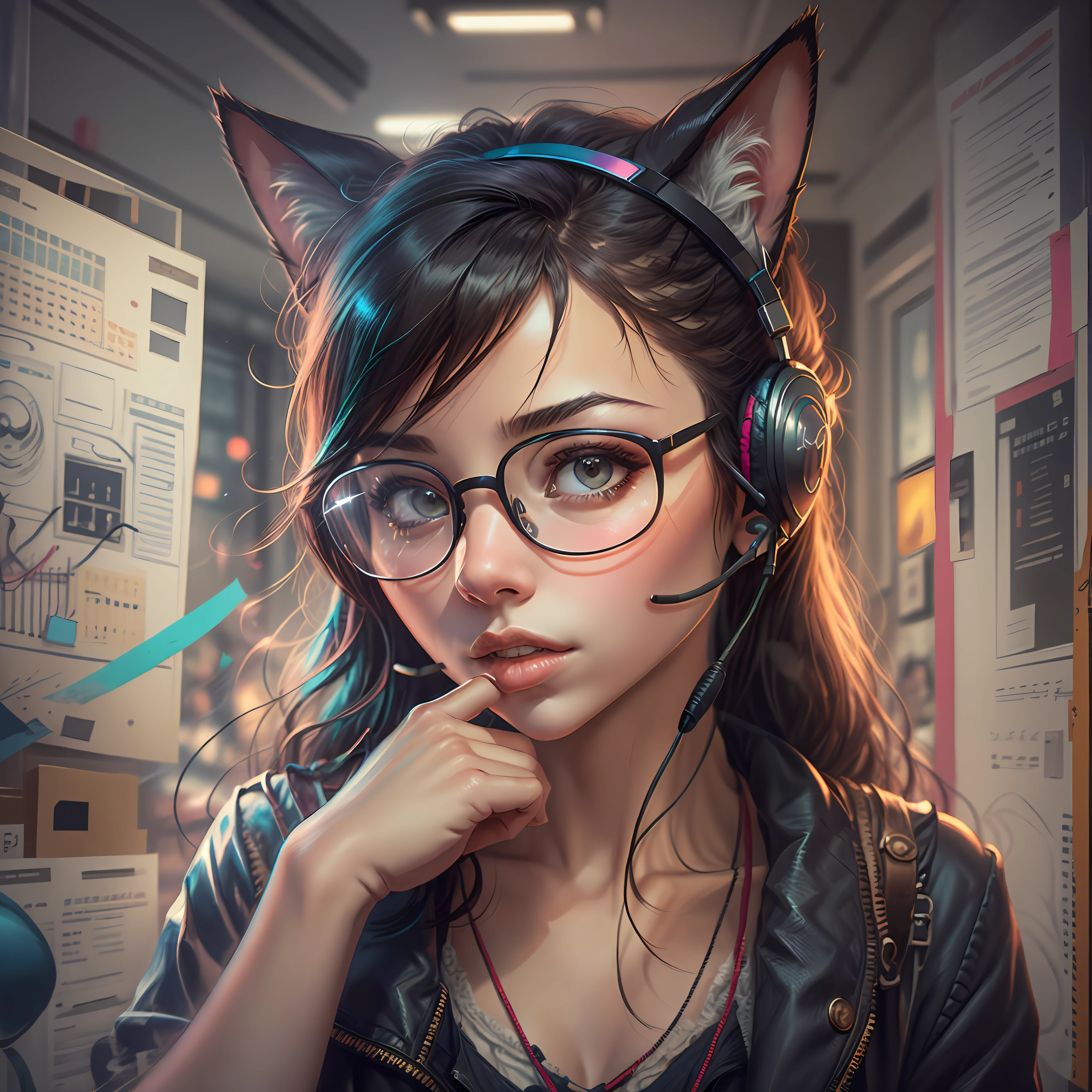 cat with headset in ears, glasses, music,
yang08k, photography, beautiful, black background, colorful, realistic,
masterpieces, high quality, best quality, formal art, beautiful and aesthetic,detailed fingers,beautiful hands,